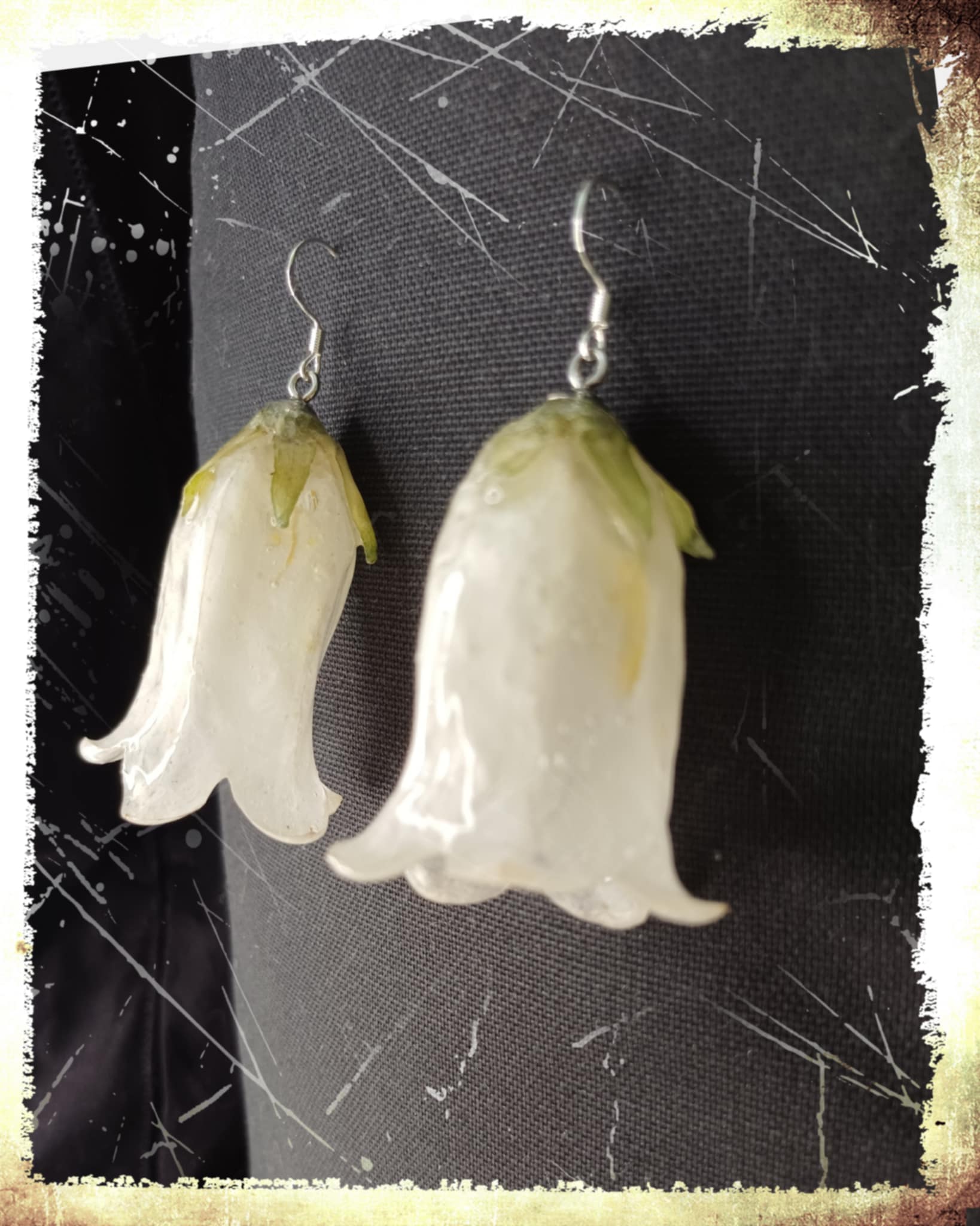 Boucles Campanules blanches