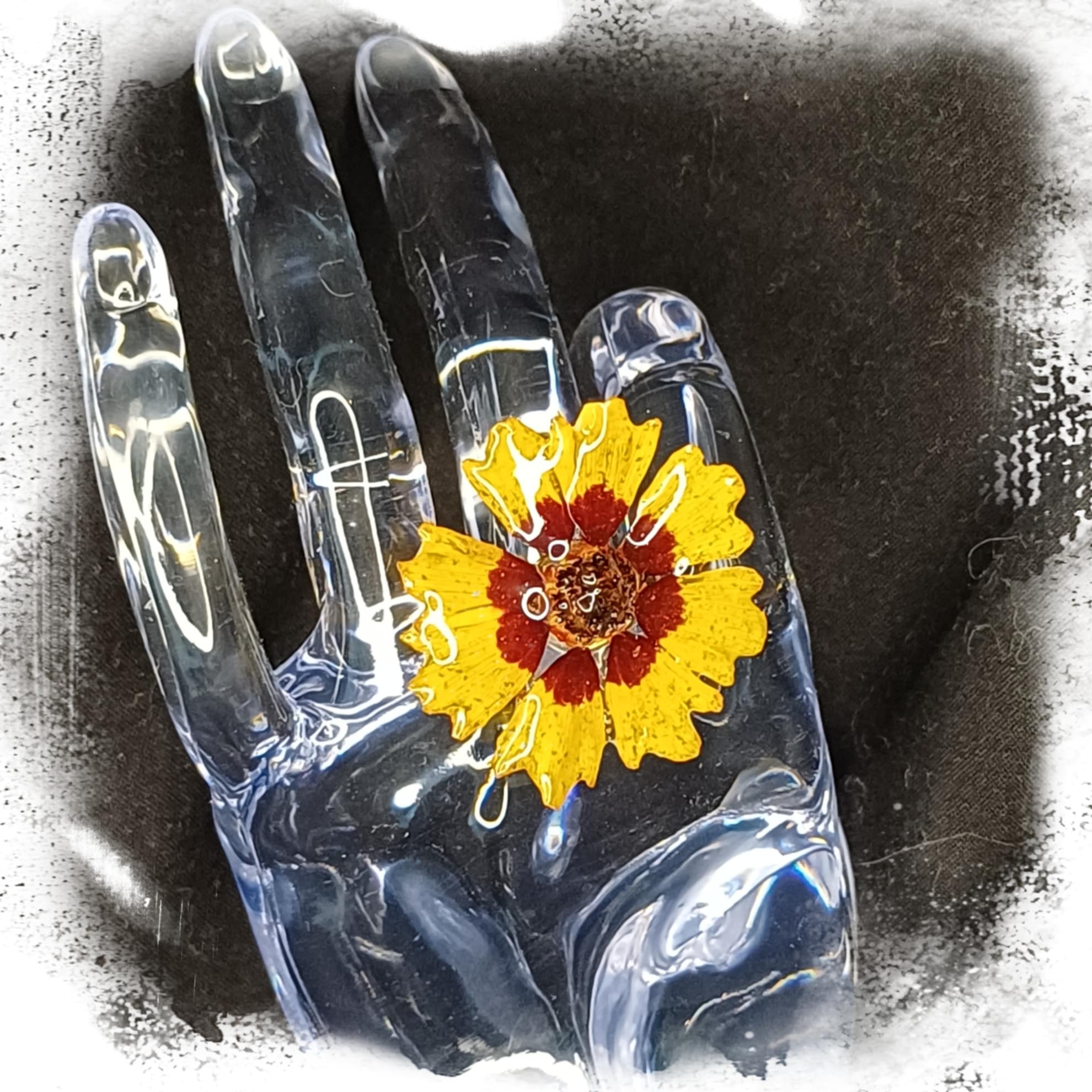 Bague fleur de Coréopsis