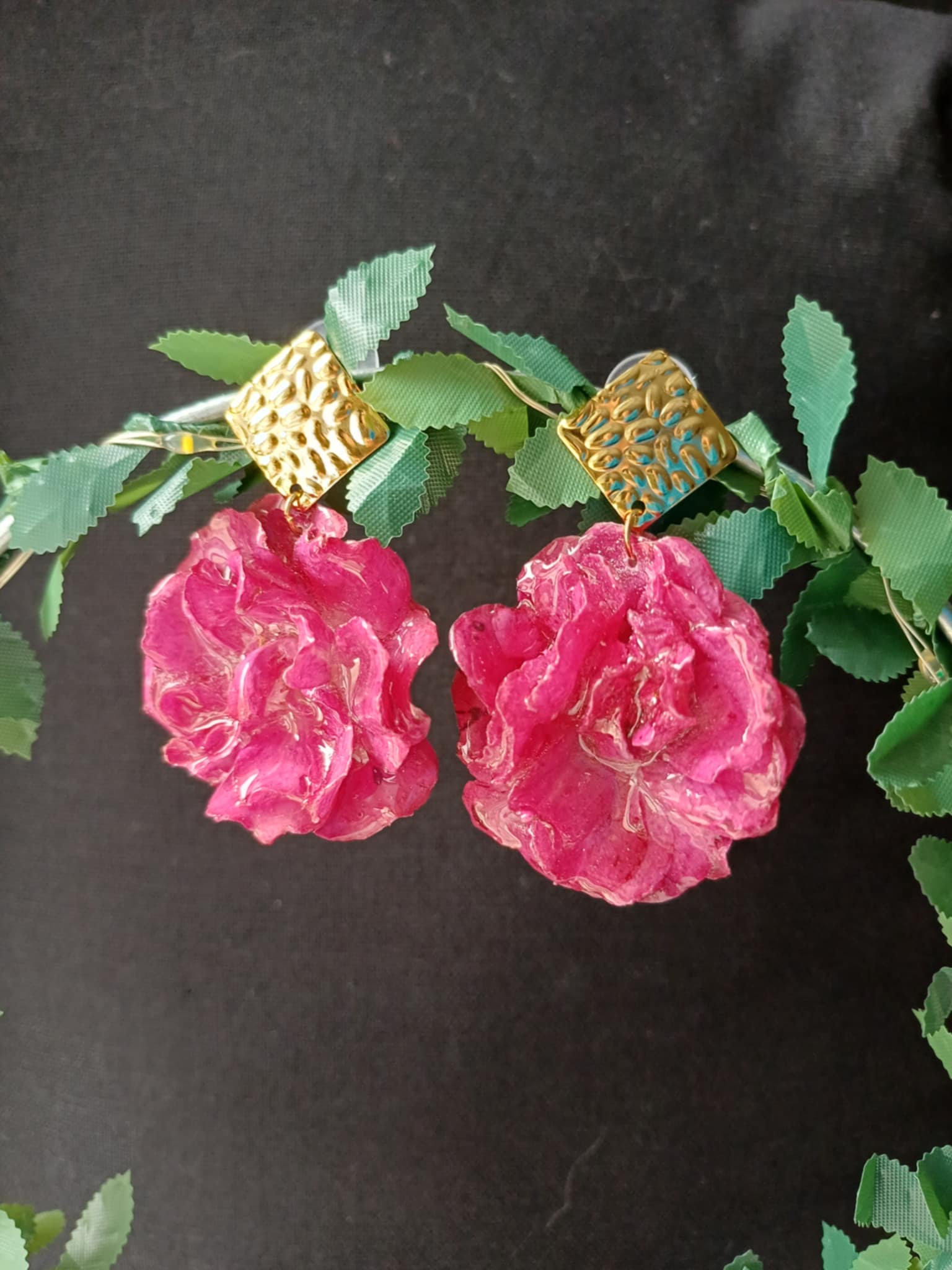 Boucles Roses fuchsia