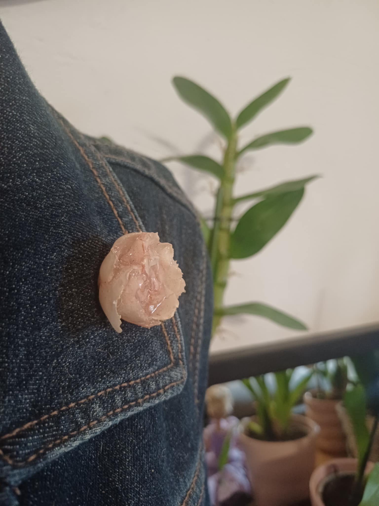 Broche pin's Rose 