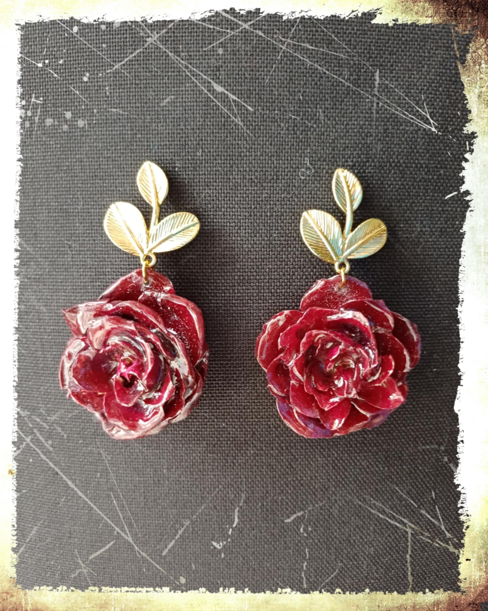 Boucles Roses rouges