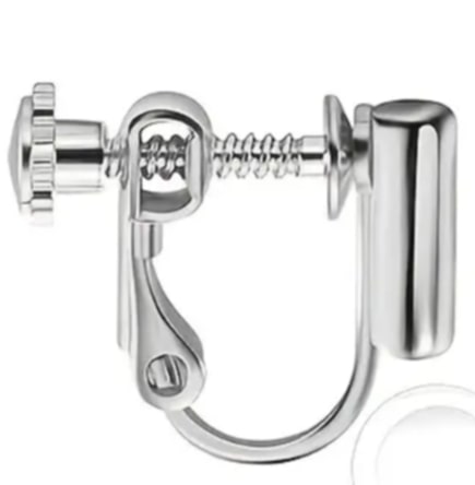 Clips adaptables argentés