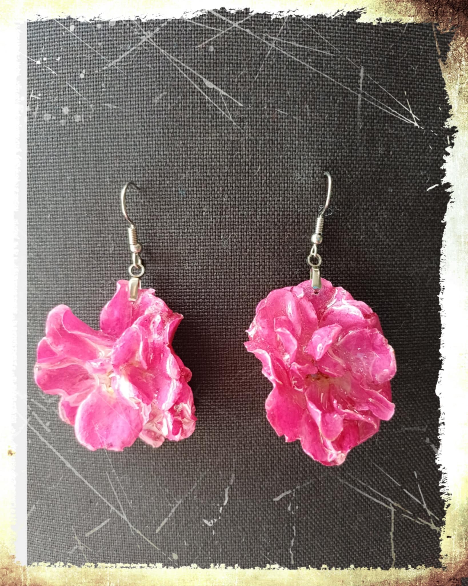 Boucles Roses fucshia
