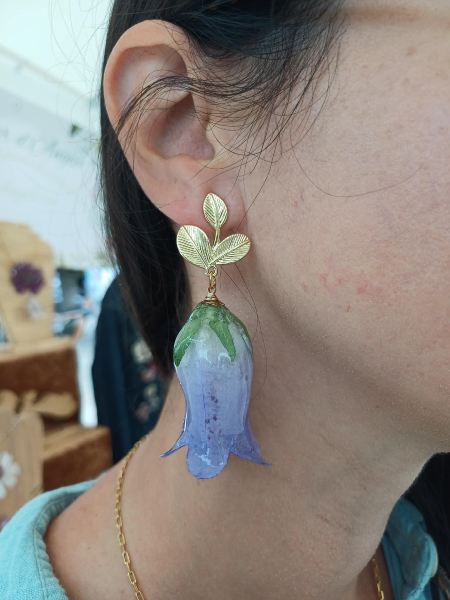 Boucles Campanules mauves