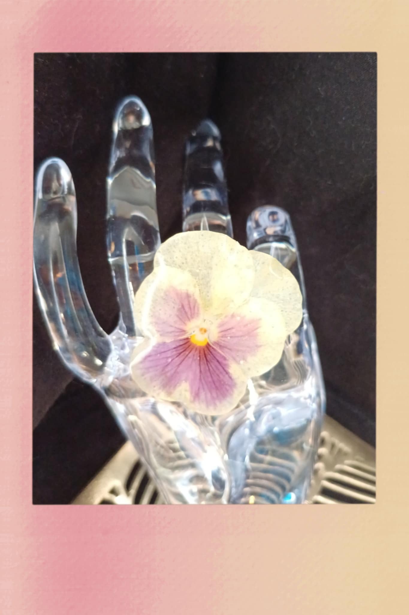 Bague fleur de pensée