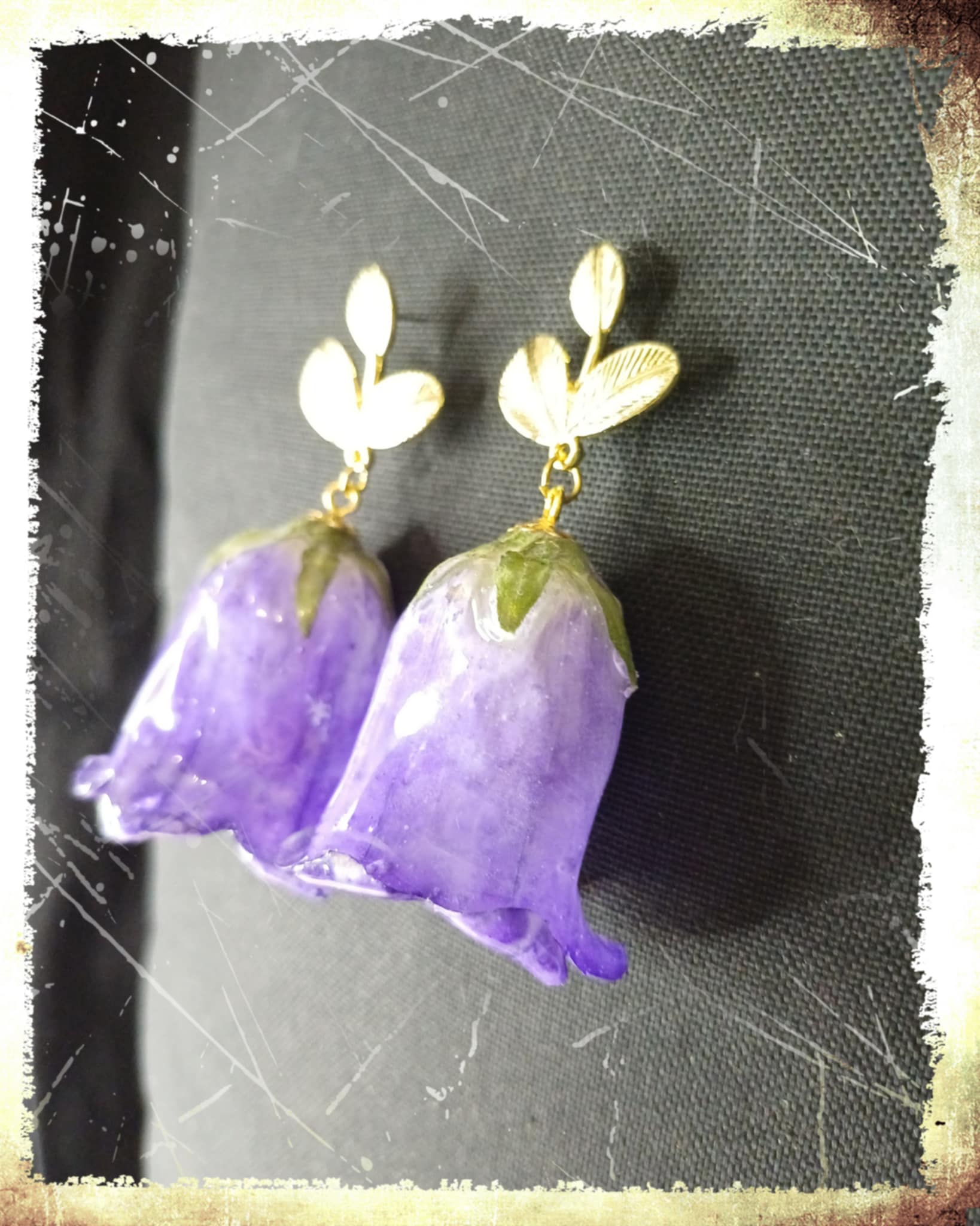 Boucles Campanules mauves