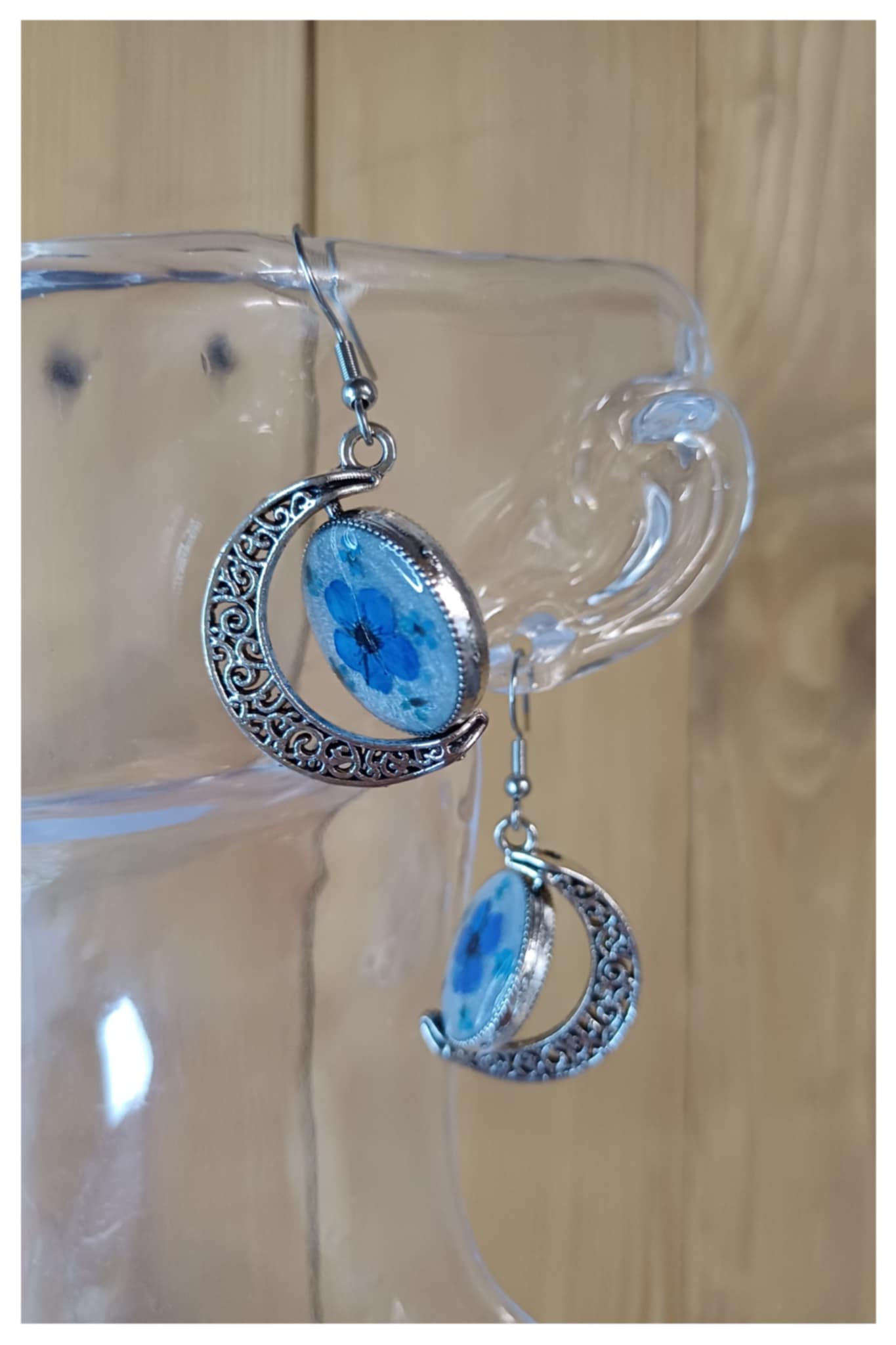 Boucles Astrid bleues