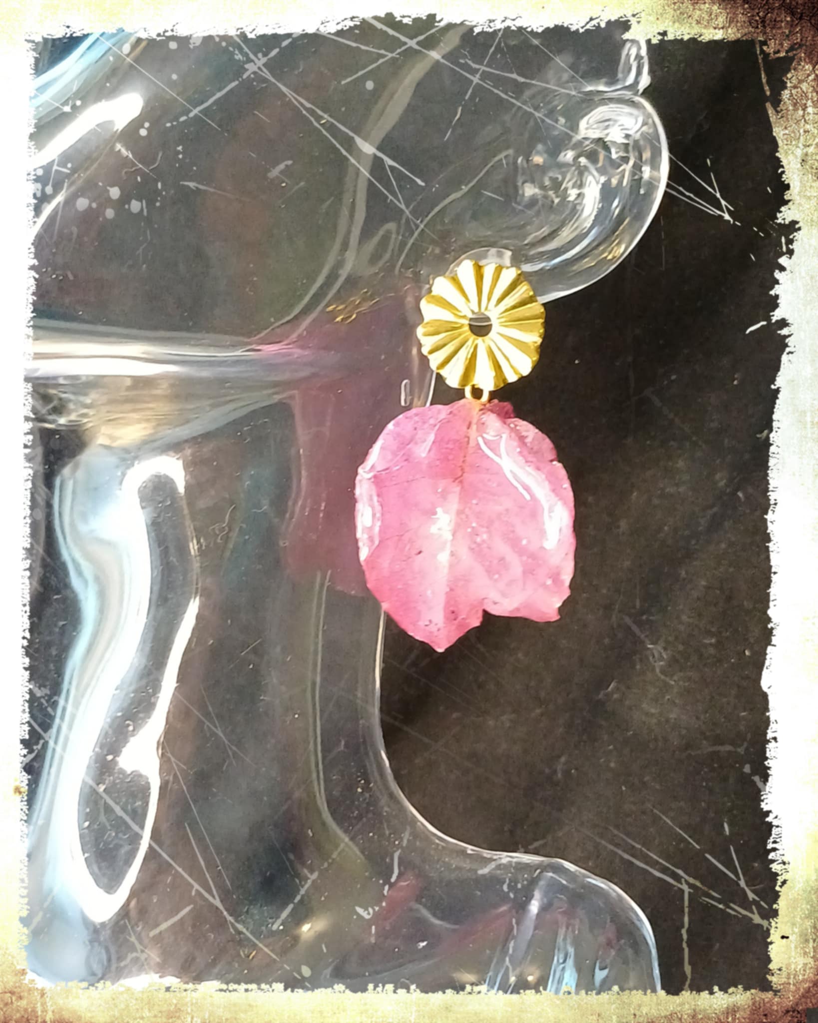 Boucles fleurs de Bougainvillier