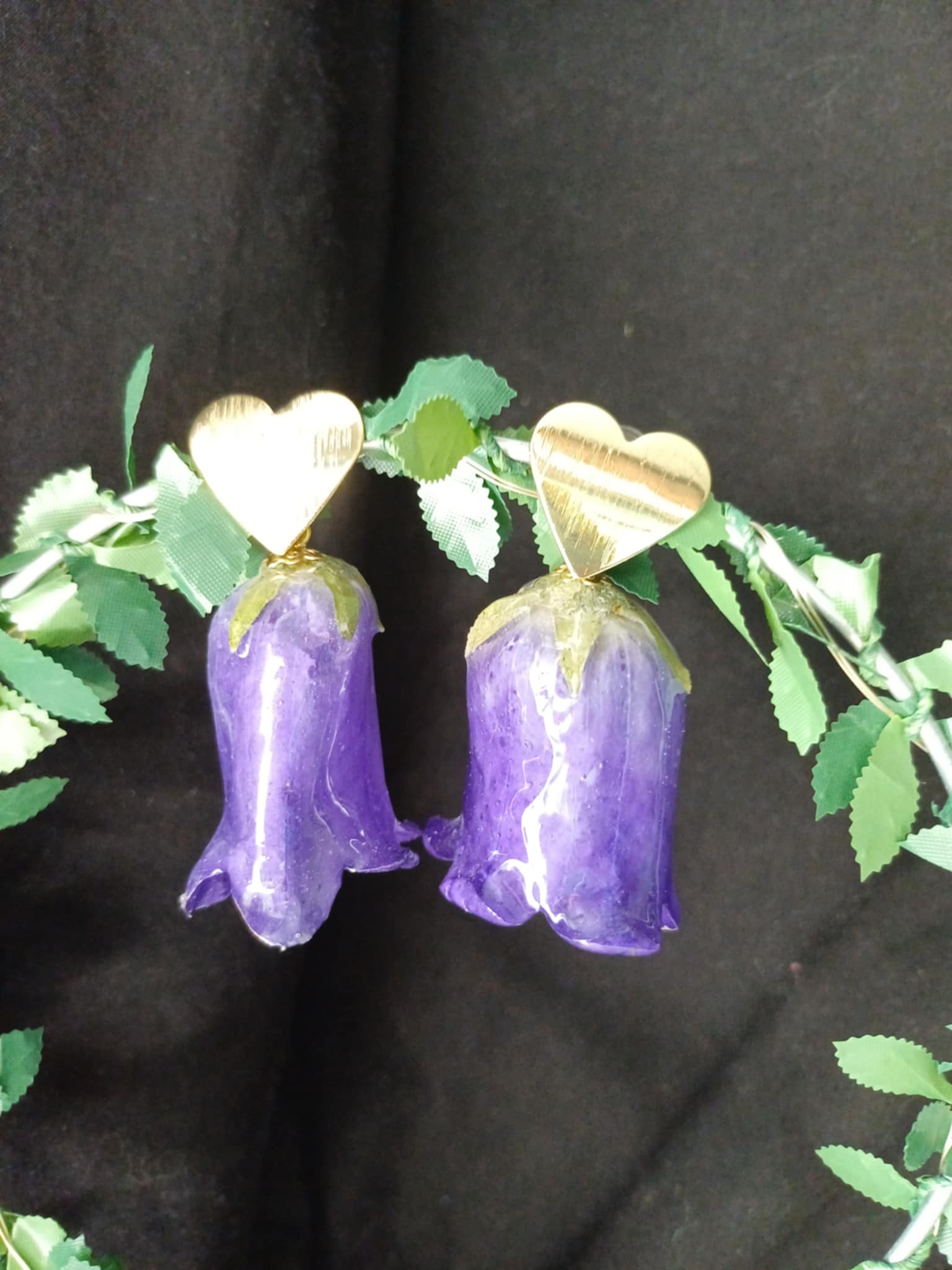 Boucles Campanules mauves