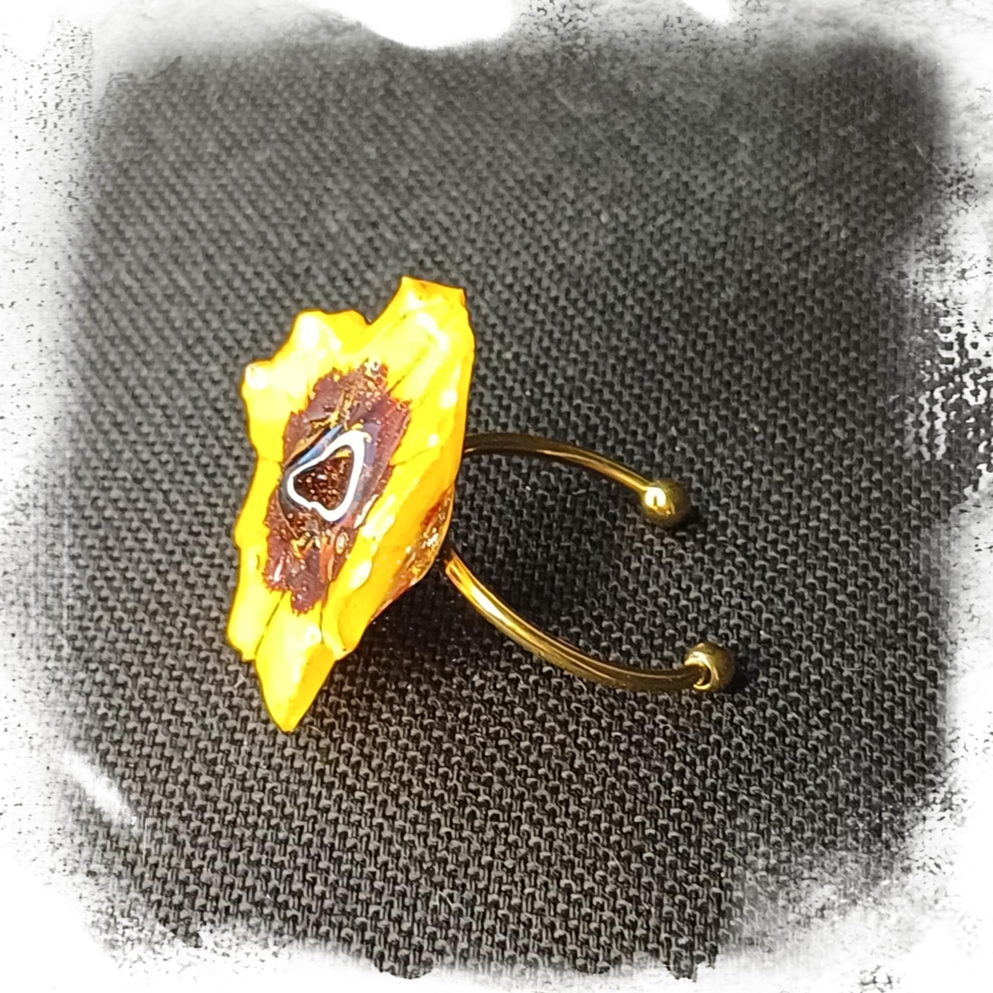 Bague fleur de Coréopsis