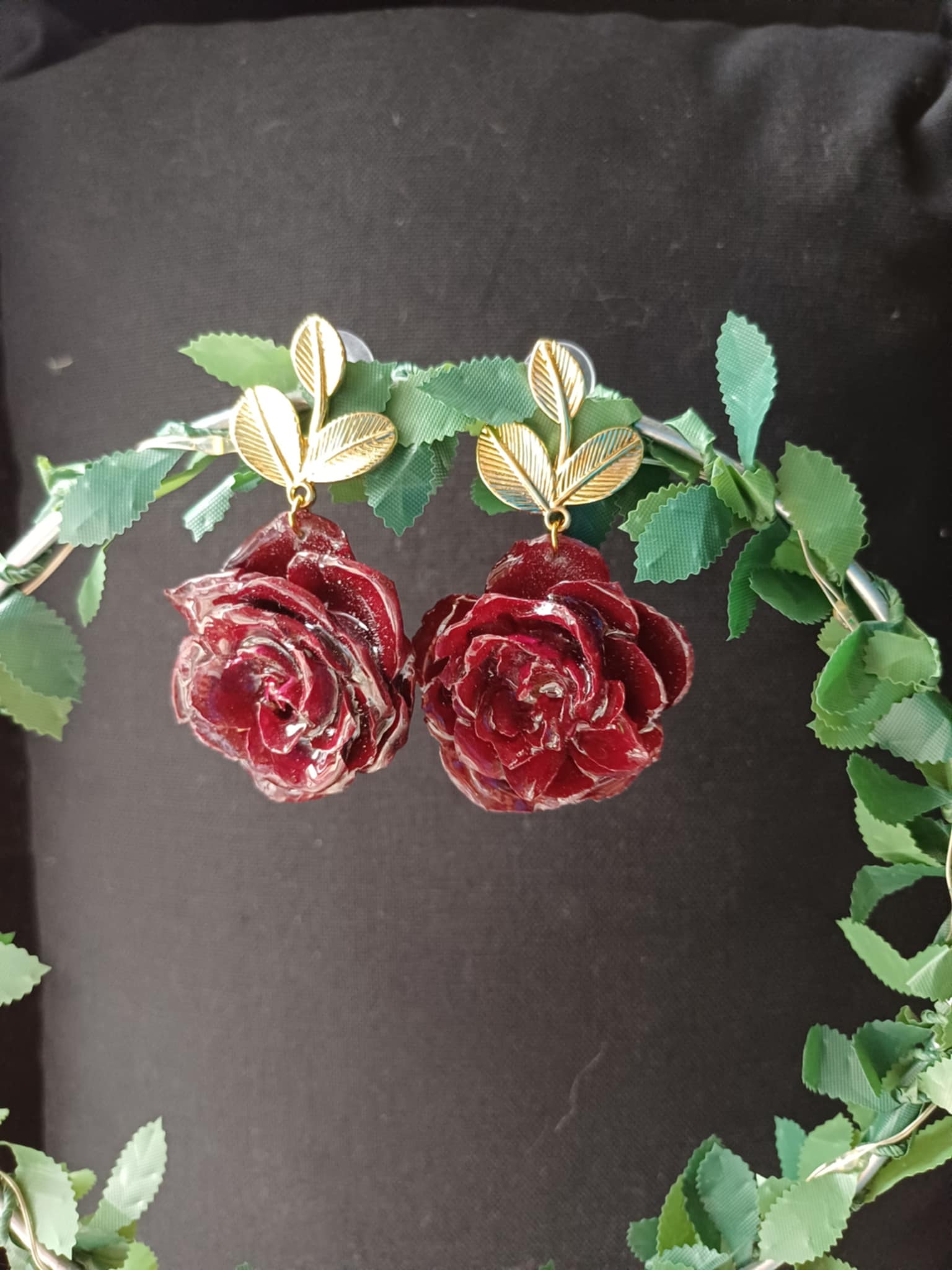 Boucles Roses rouges