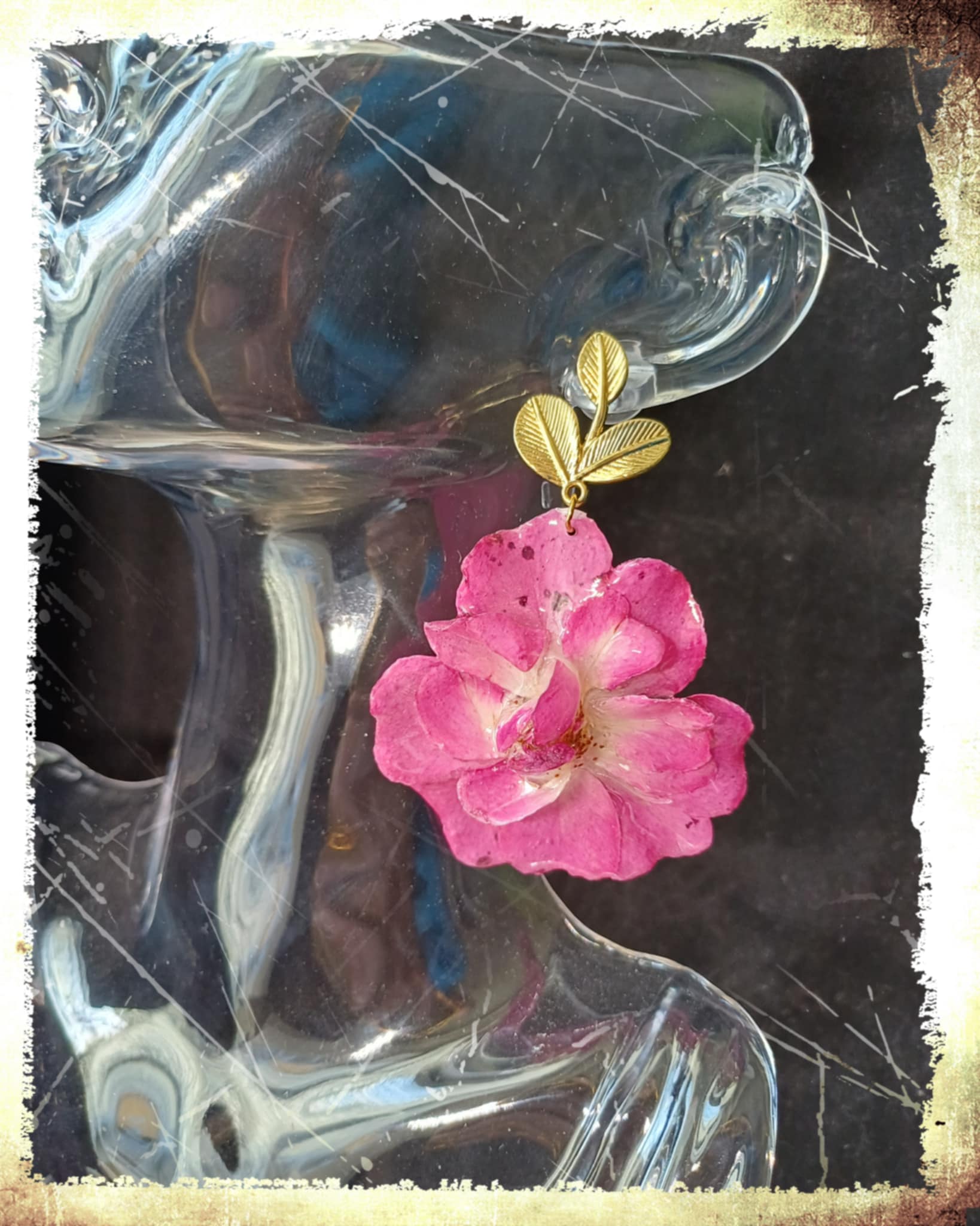 Boucles d'oreilles Roses 