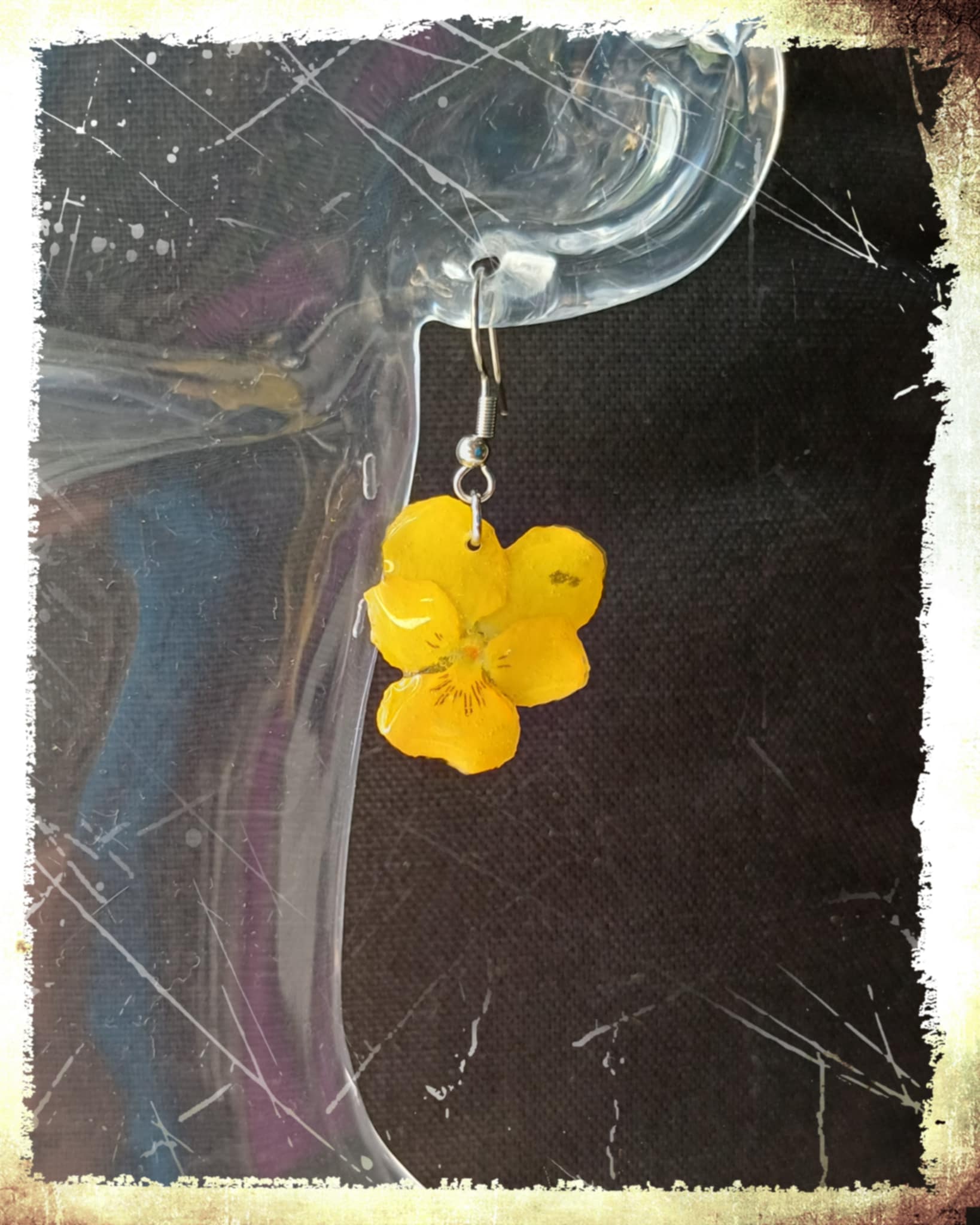 Boucles Pensées jaunes