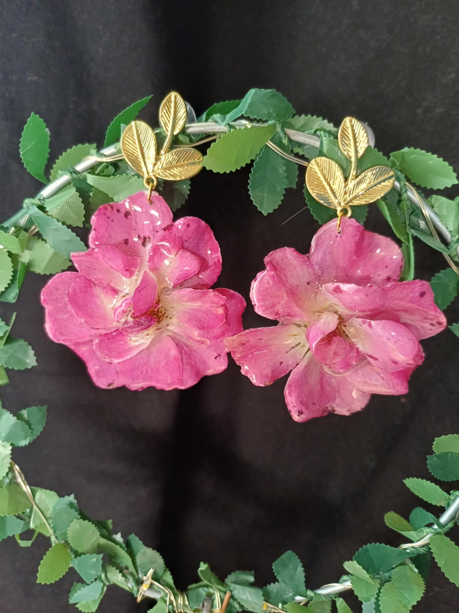 Boucles d'oreilles Roses