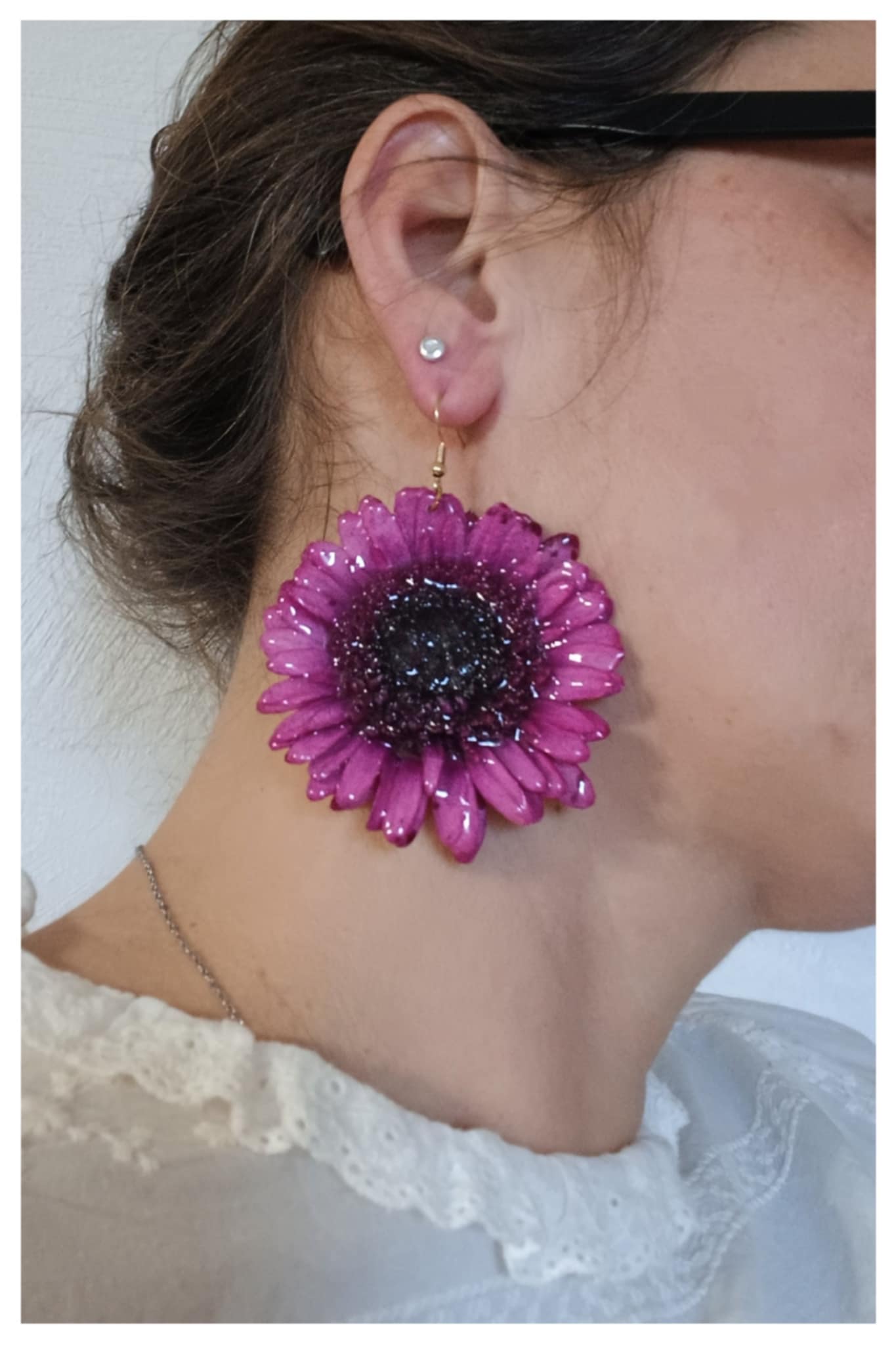 Boucles Gerbera roses