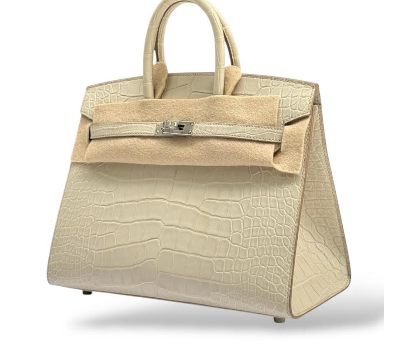 Hermes Birkin 25 Beton Croco