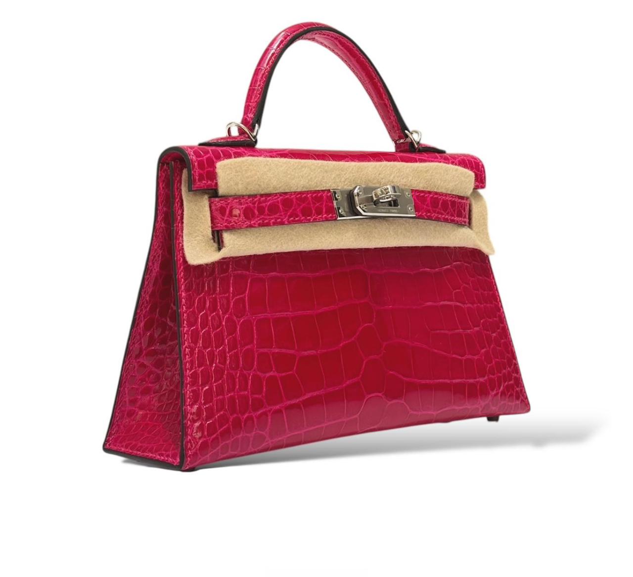 Hermes Kelly Mini Framboise