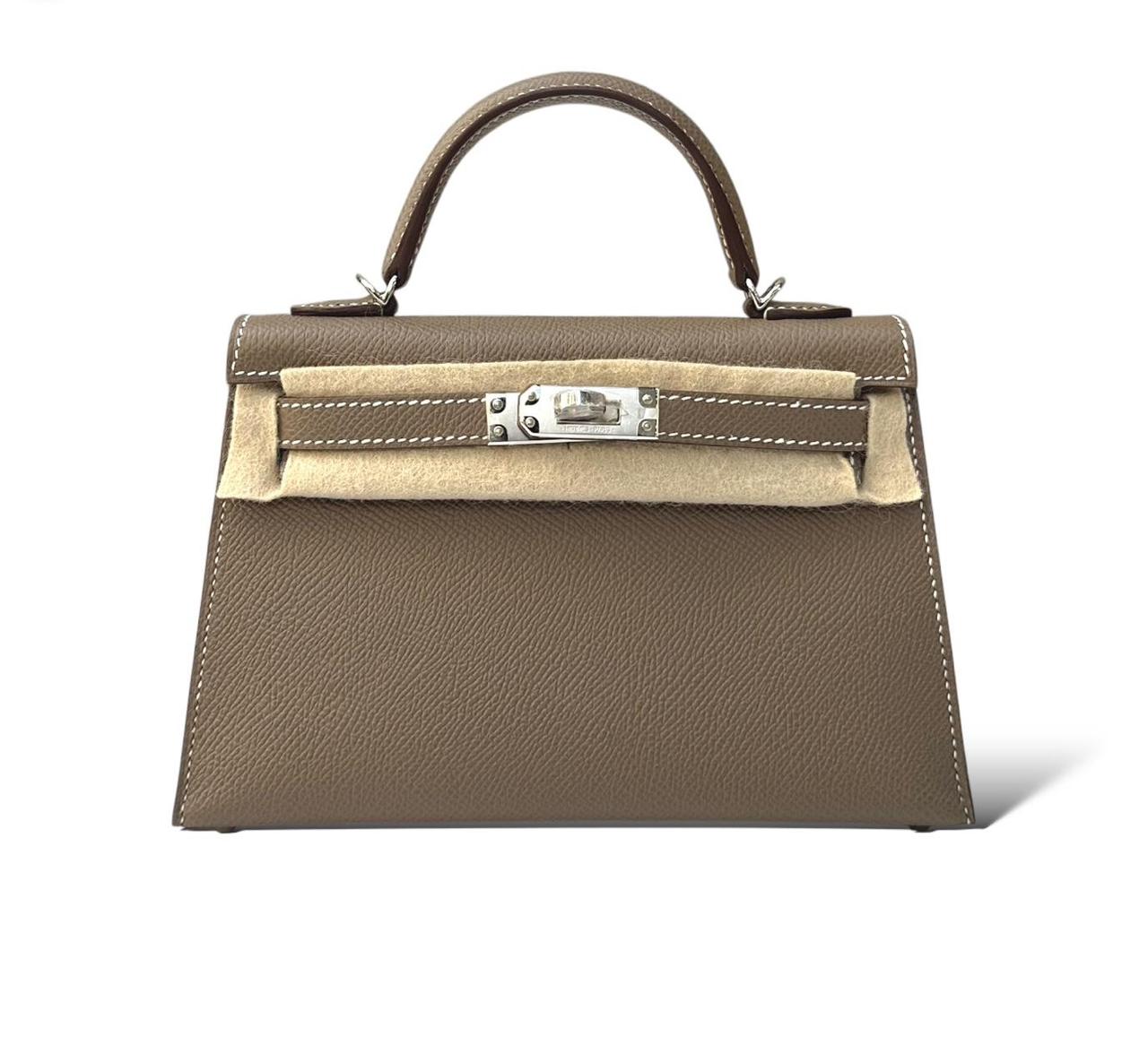 Hermes Kelly 25 Tricolor Etoupe