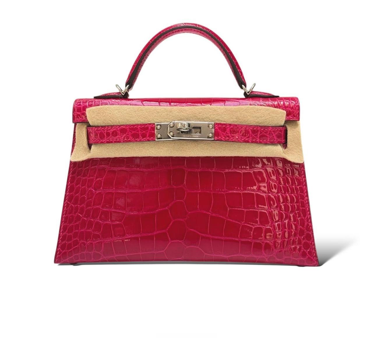 Hermes Kelly Mini Framboise