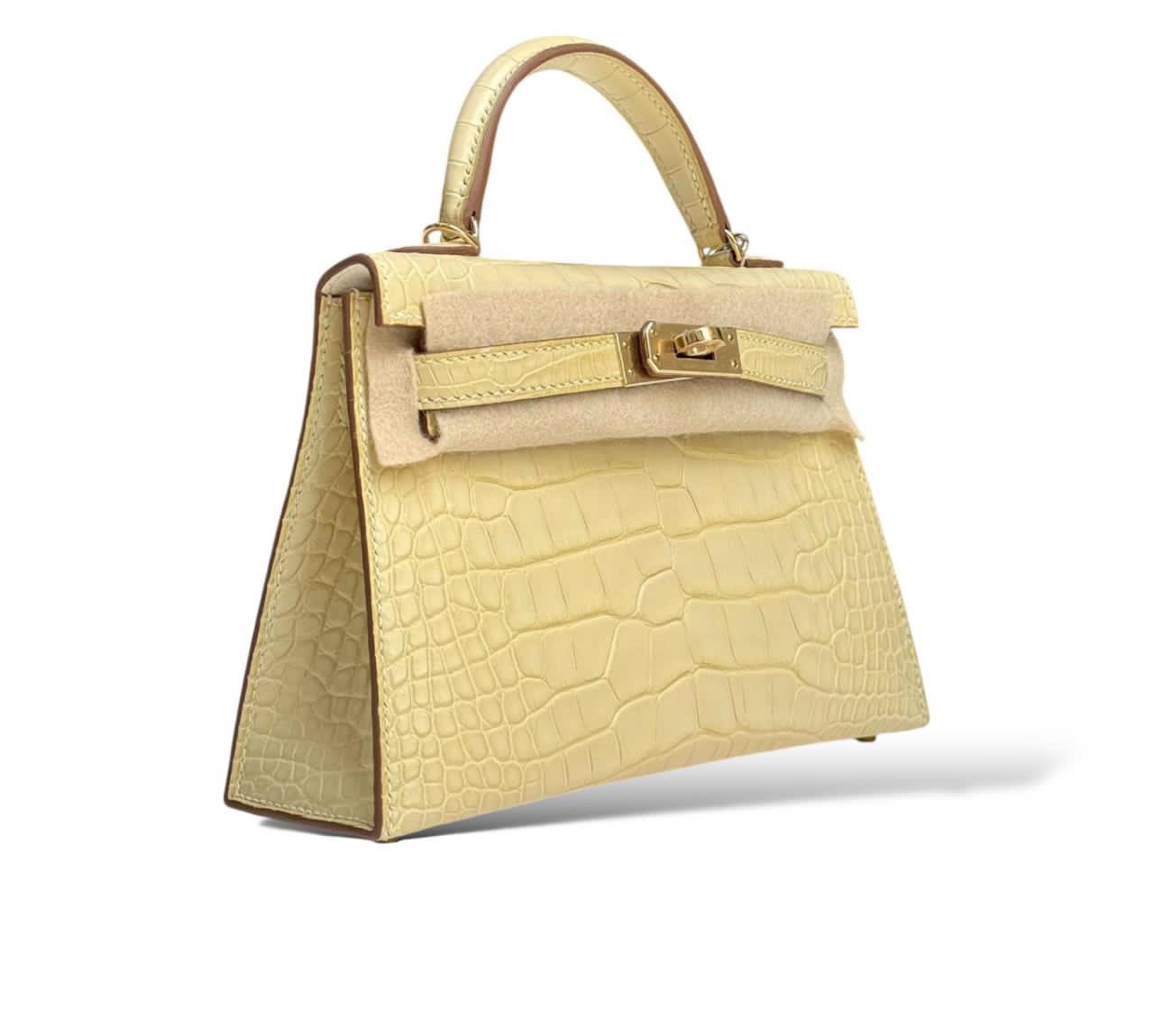 Hermes Kelly Mini So Vanille/Nant