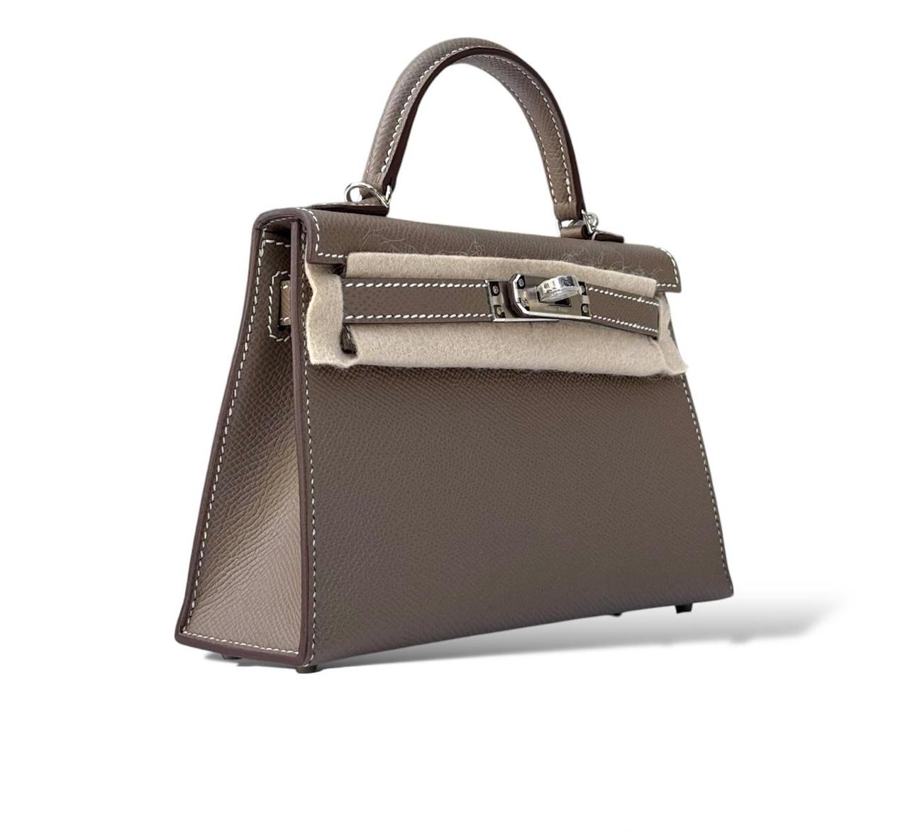 Hermes Kelly 25 Tricolor Etoupe