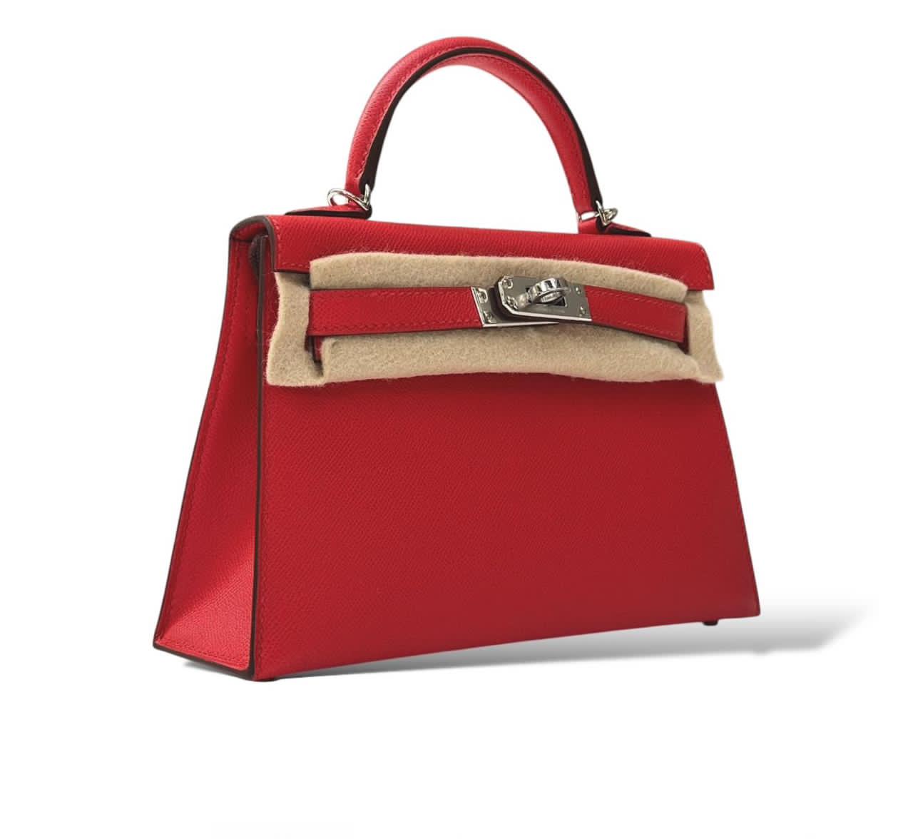 Hermes Kelly Mini Rouge de Coeur