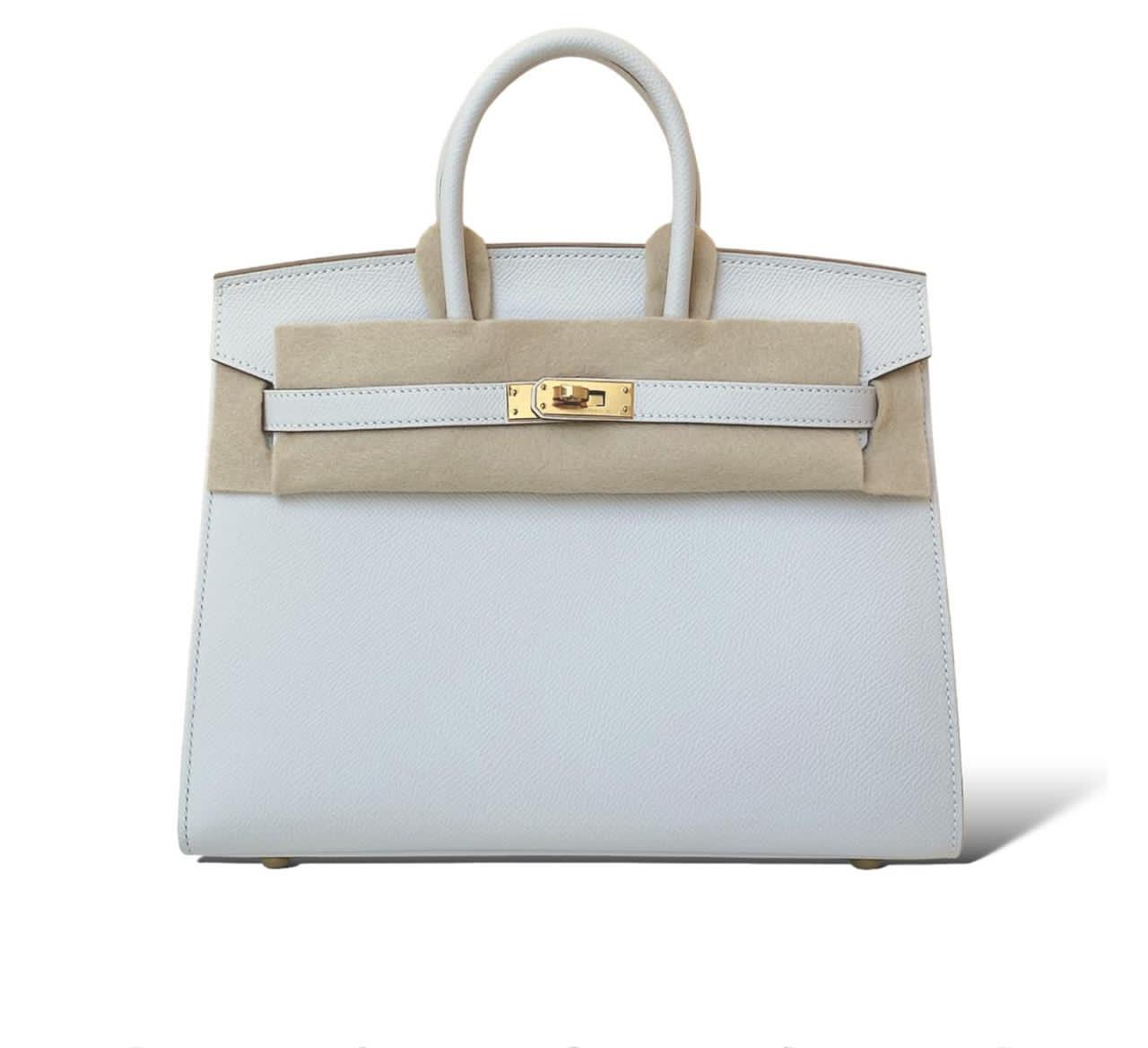 Hermes Birkin 25 Gris Pale Epsom