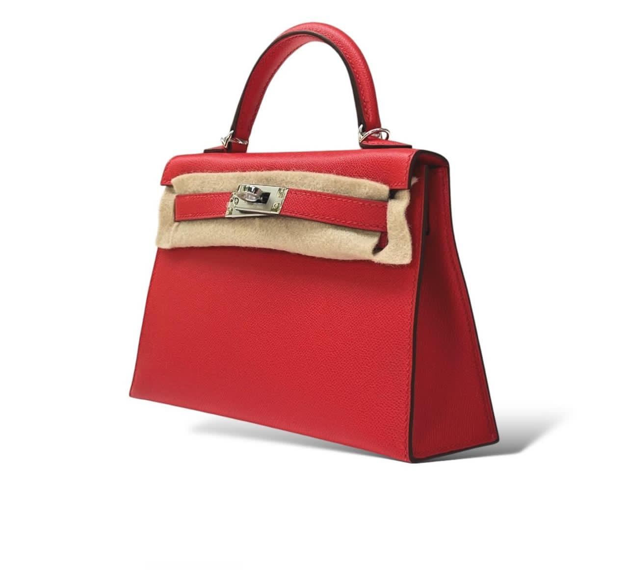Hermes Kelly Mini Rouge de Coeur