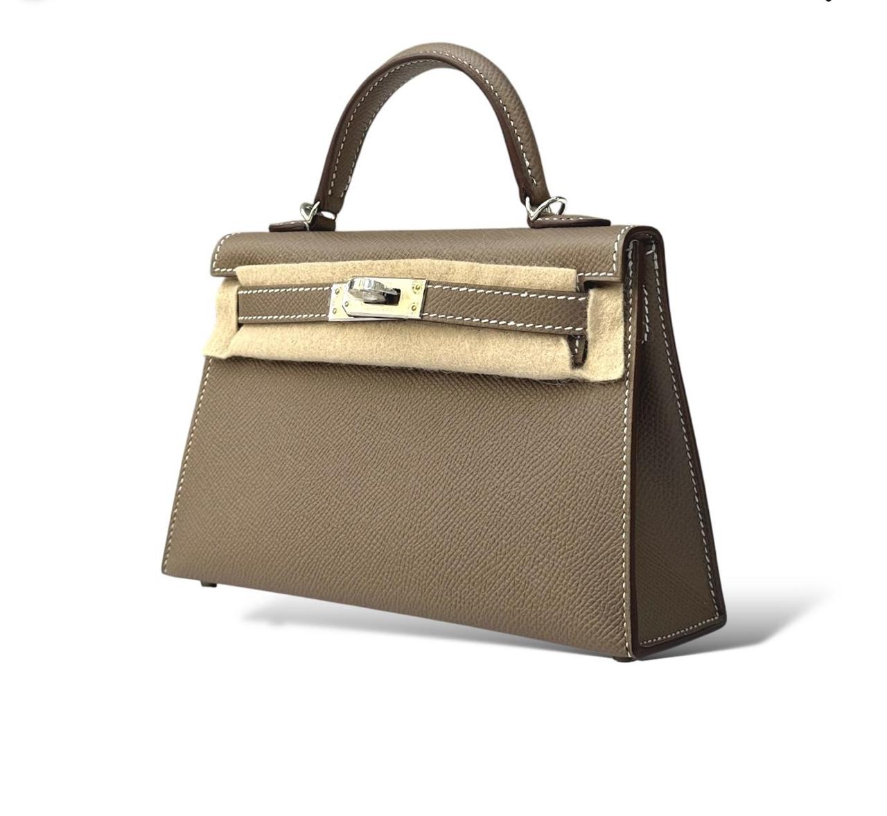 Hermes Kelly 25 Tricolor Etoupe