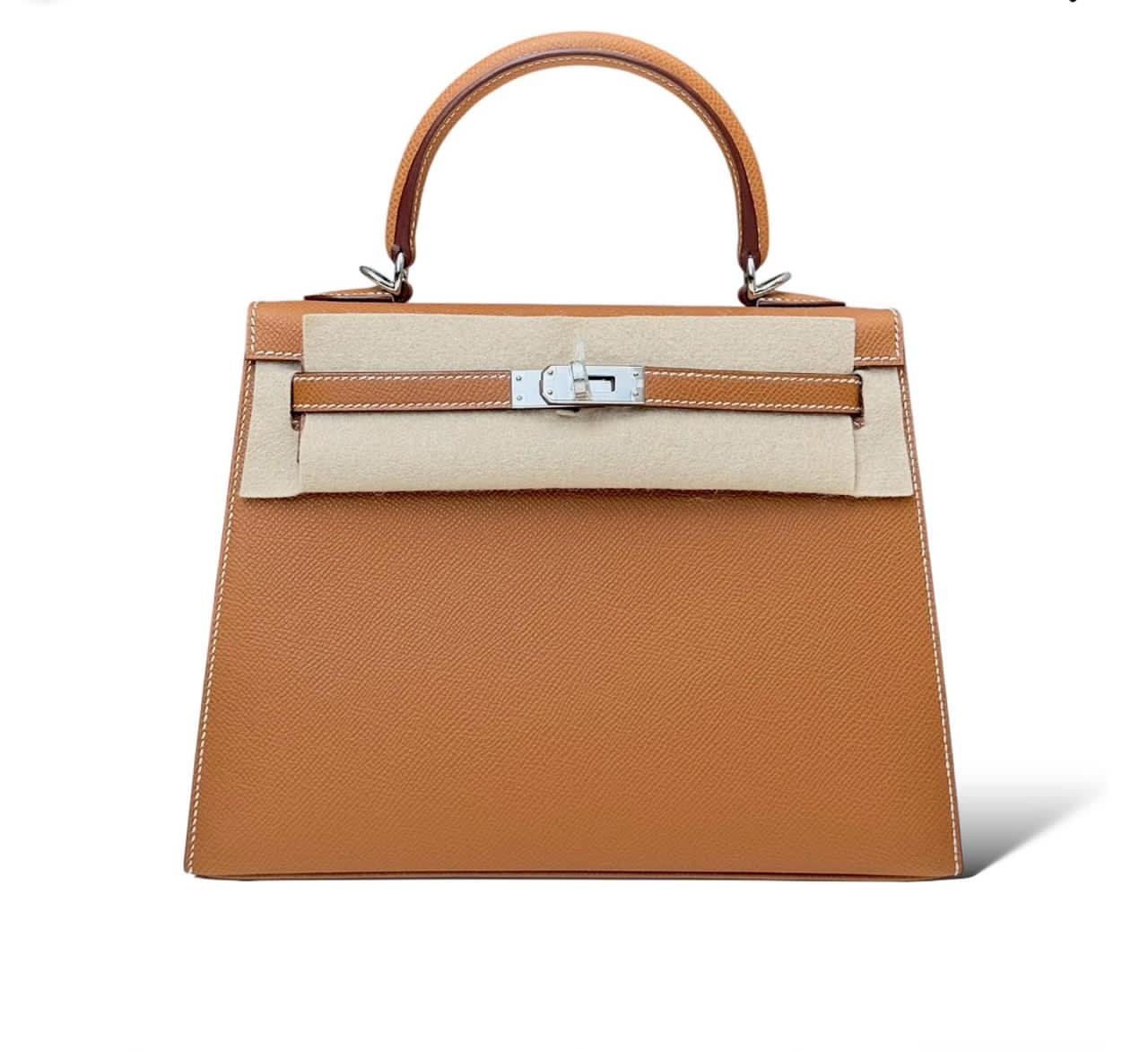 Hermes Kelly 25 Gold Epsom