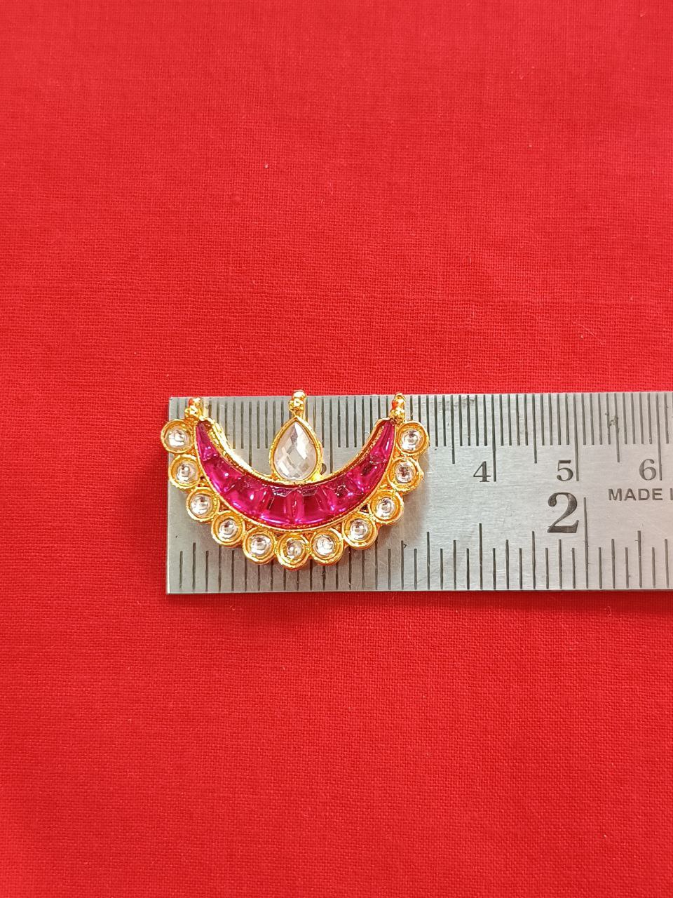 13 stone drop chandrakor , 32 mm size 