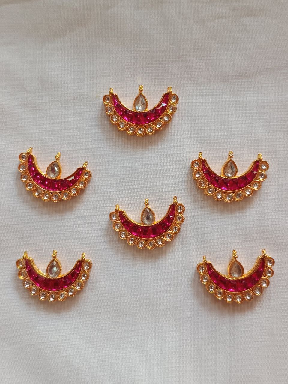 13 stone drop chandrakor , 32 mm size 