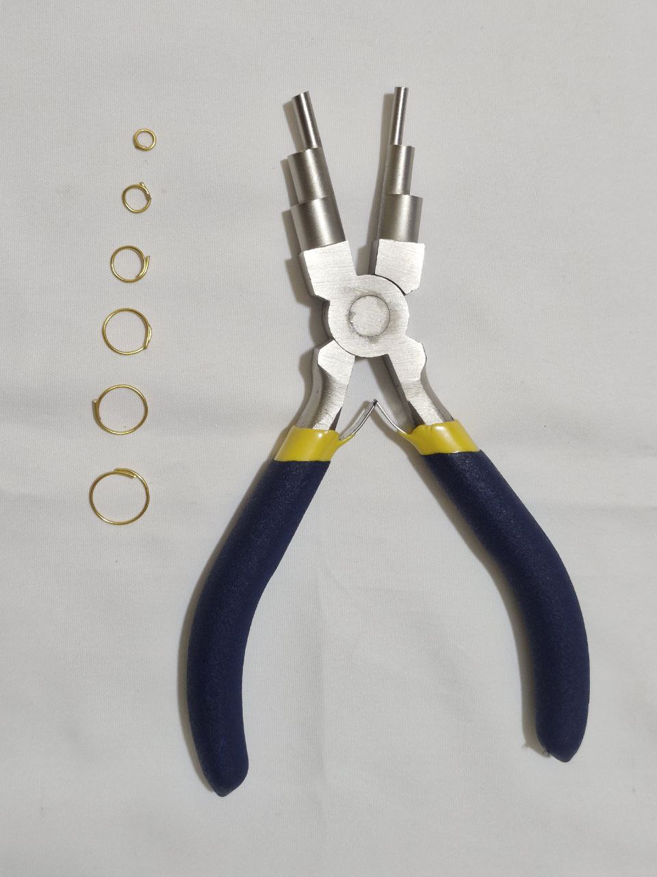 6 Step stainless steel round nose plier 