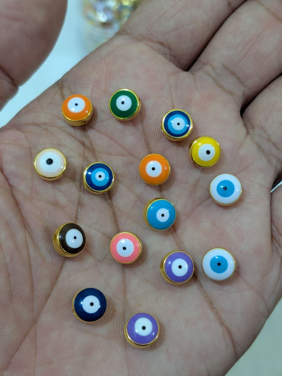 Glas Evil Eye for Braclet and Rakhi making 