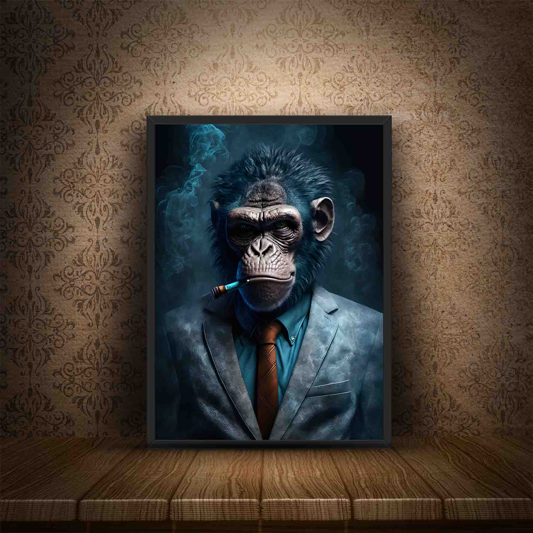 Stylish Monkey Portrait
