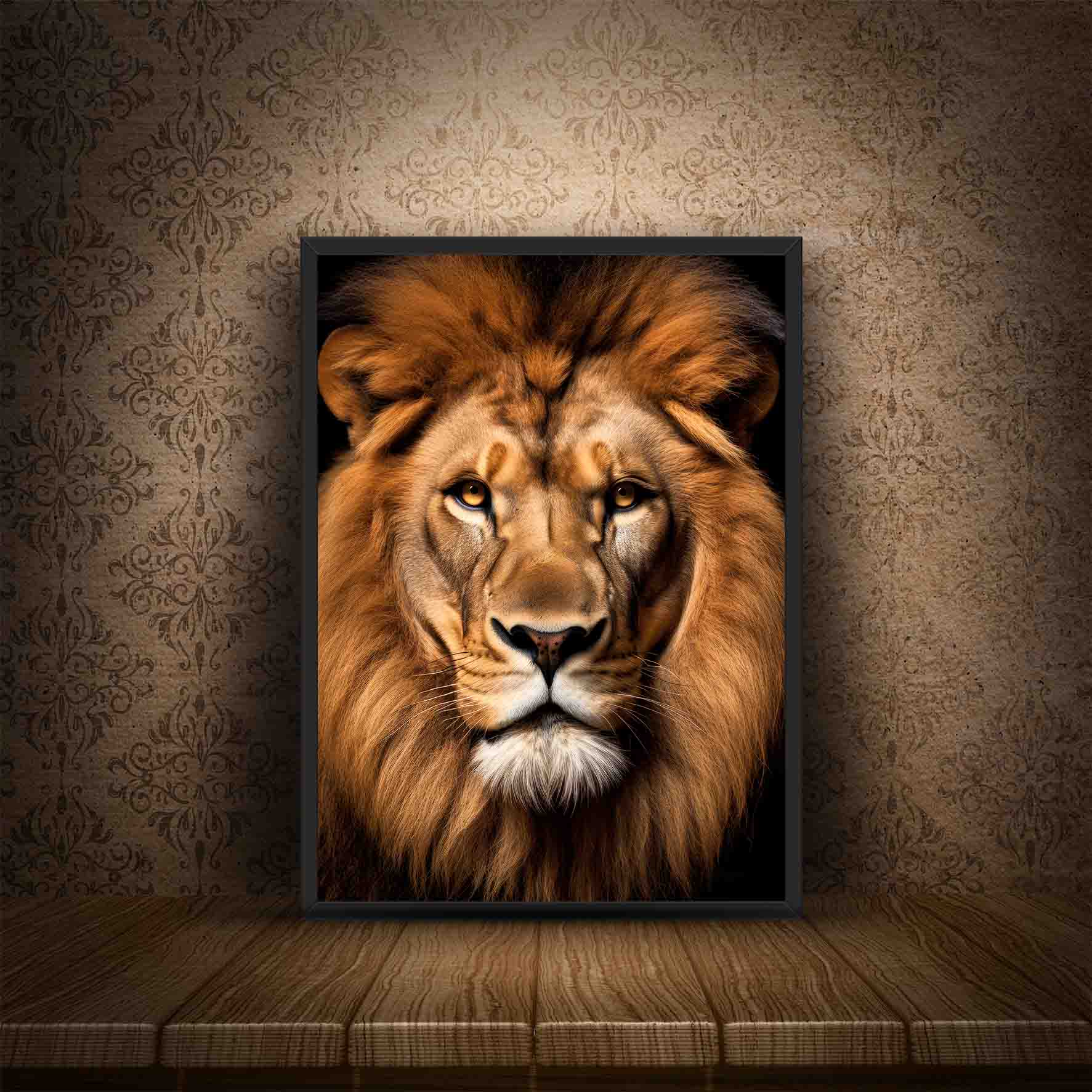 Majestic Lion Portrait