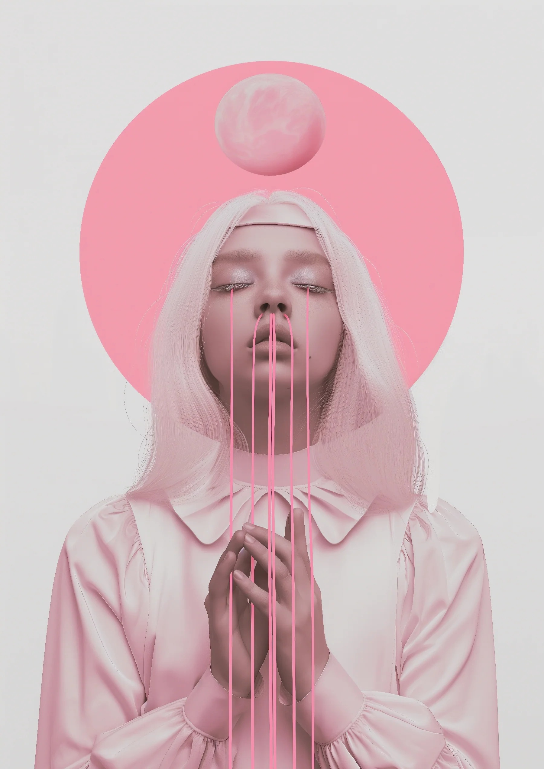 Pastel Pink Art Print