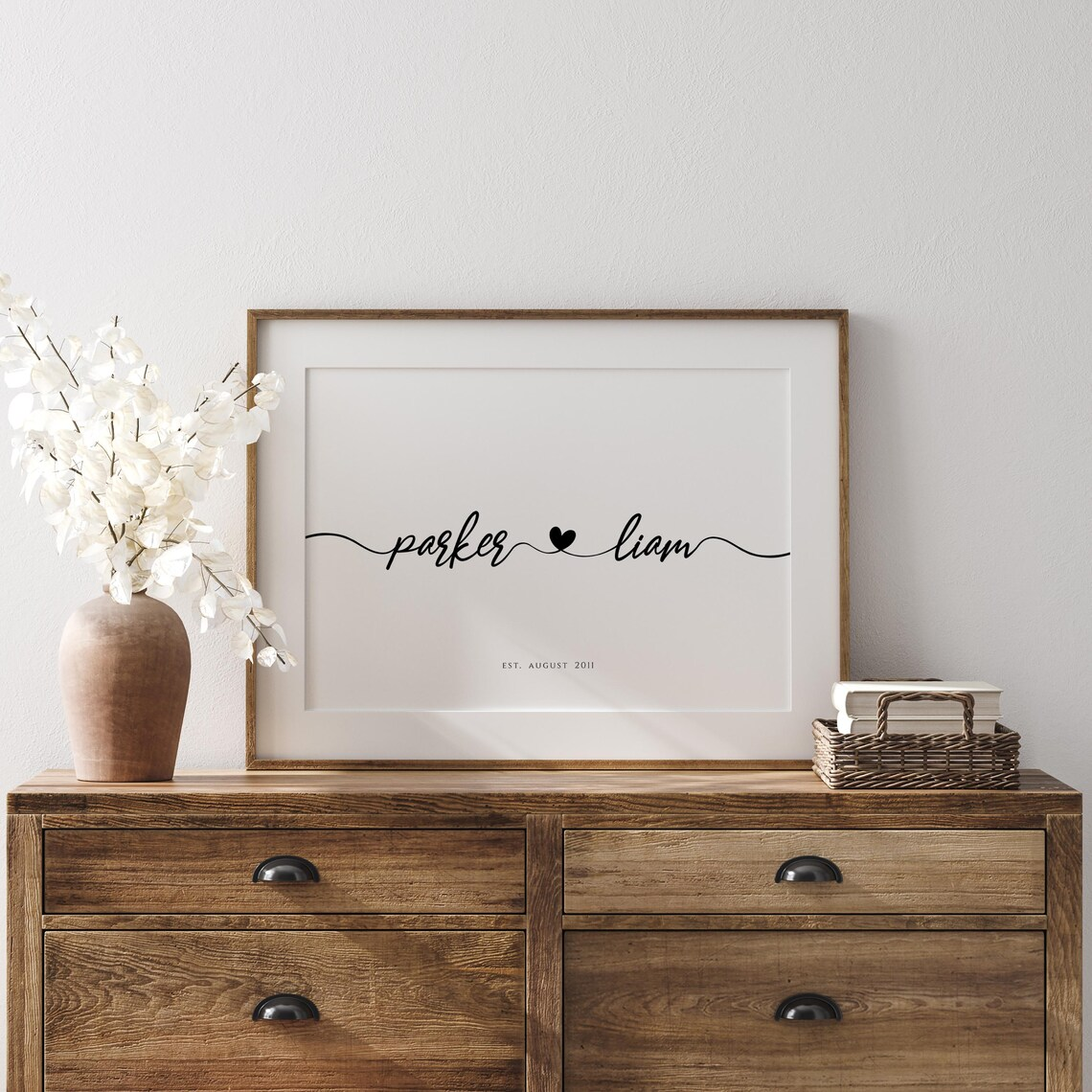 Personalized Couples Name Sign