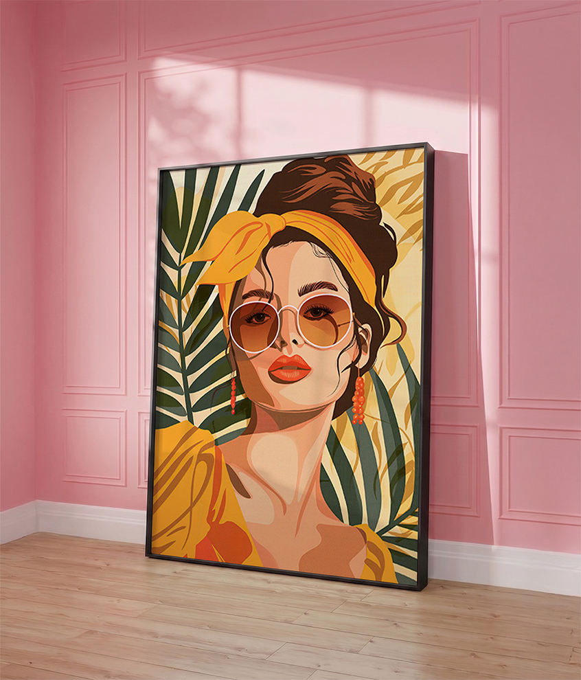 Tropical Woman Print