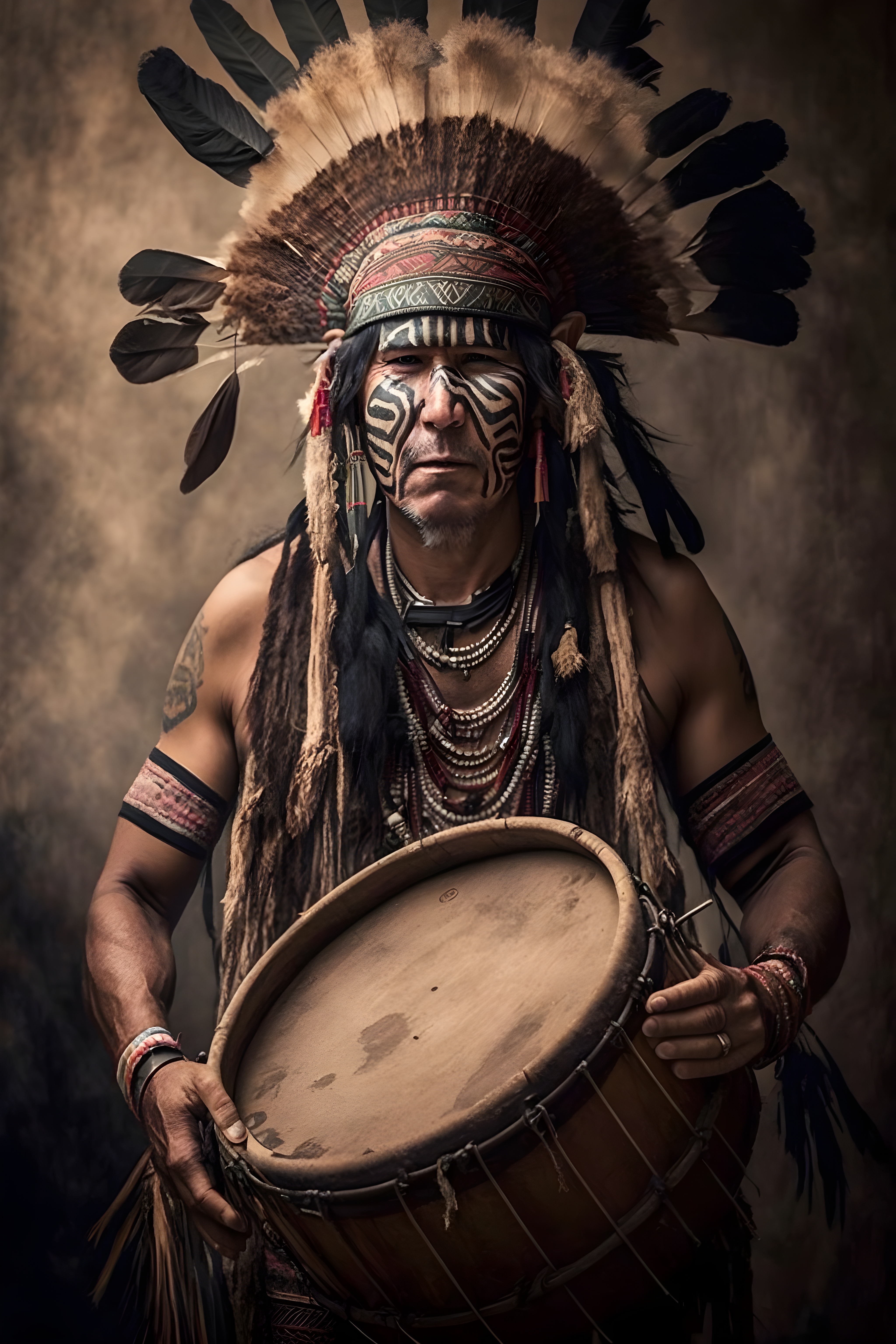 Handcrafted Tribal Drum