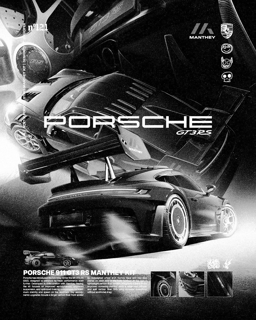 Porsche 911 GT3 RS Manthey Kit