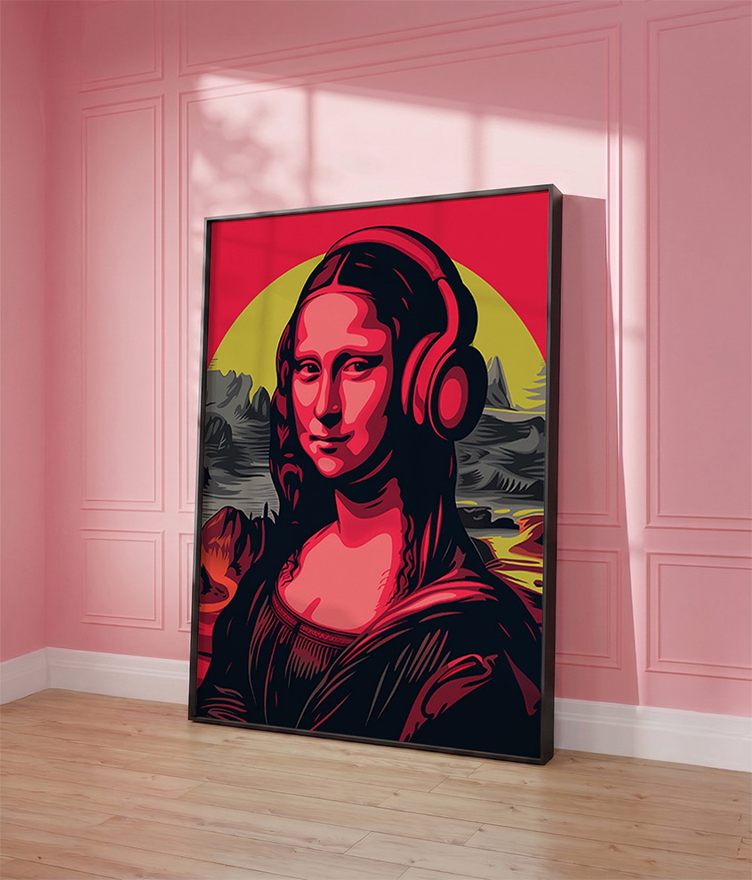 Pop Art Monalisa Poster