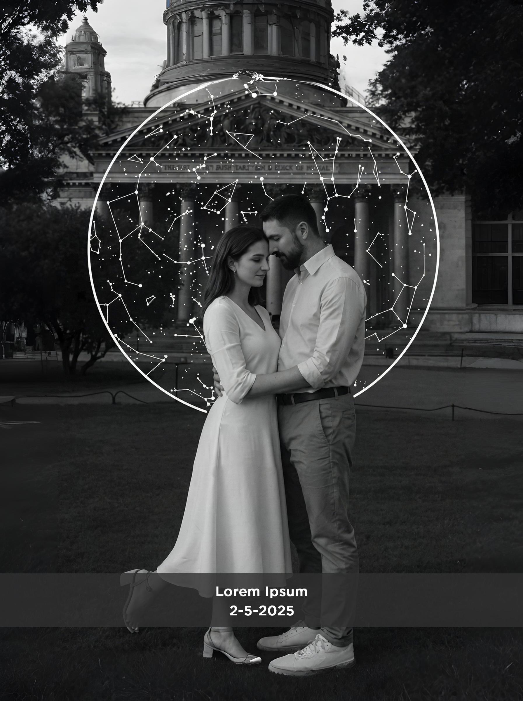 Personalized Star Map Art Print