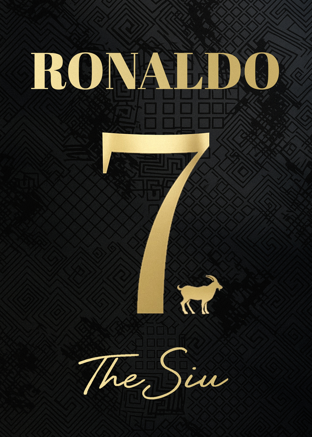 Cristiano Ronaldo Goat Shirt Poster