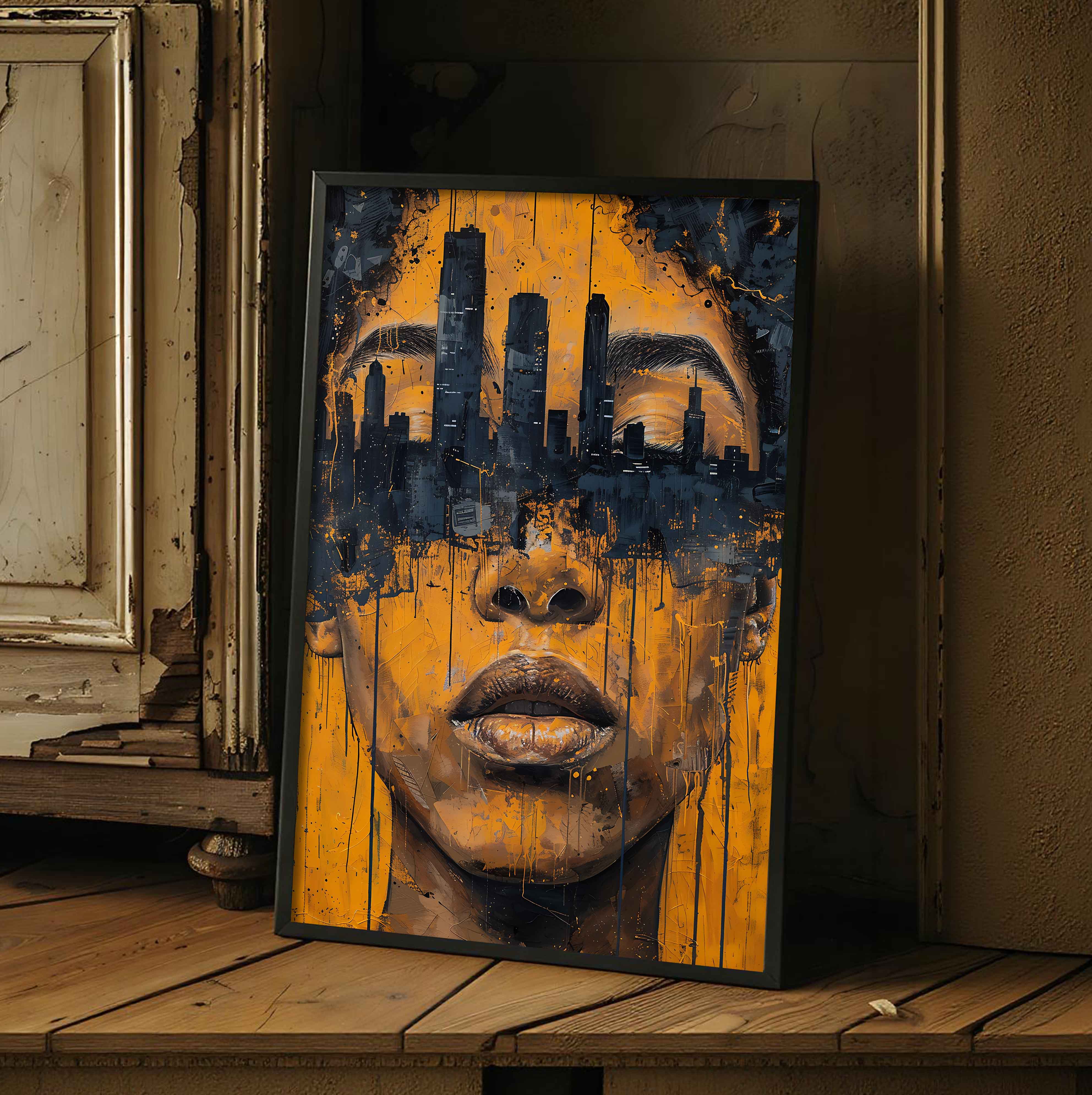 Rustic Wooden Wall Panel