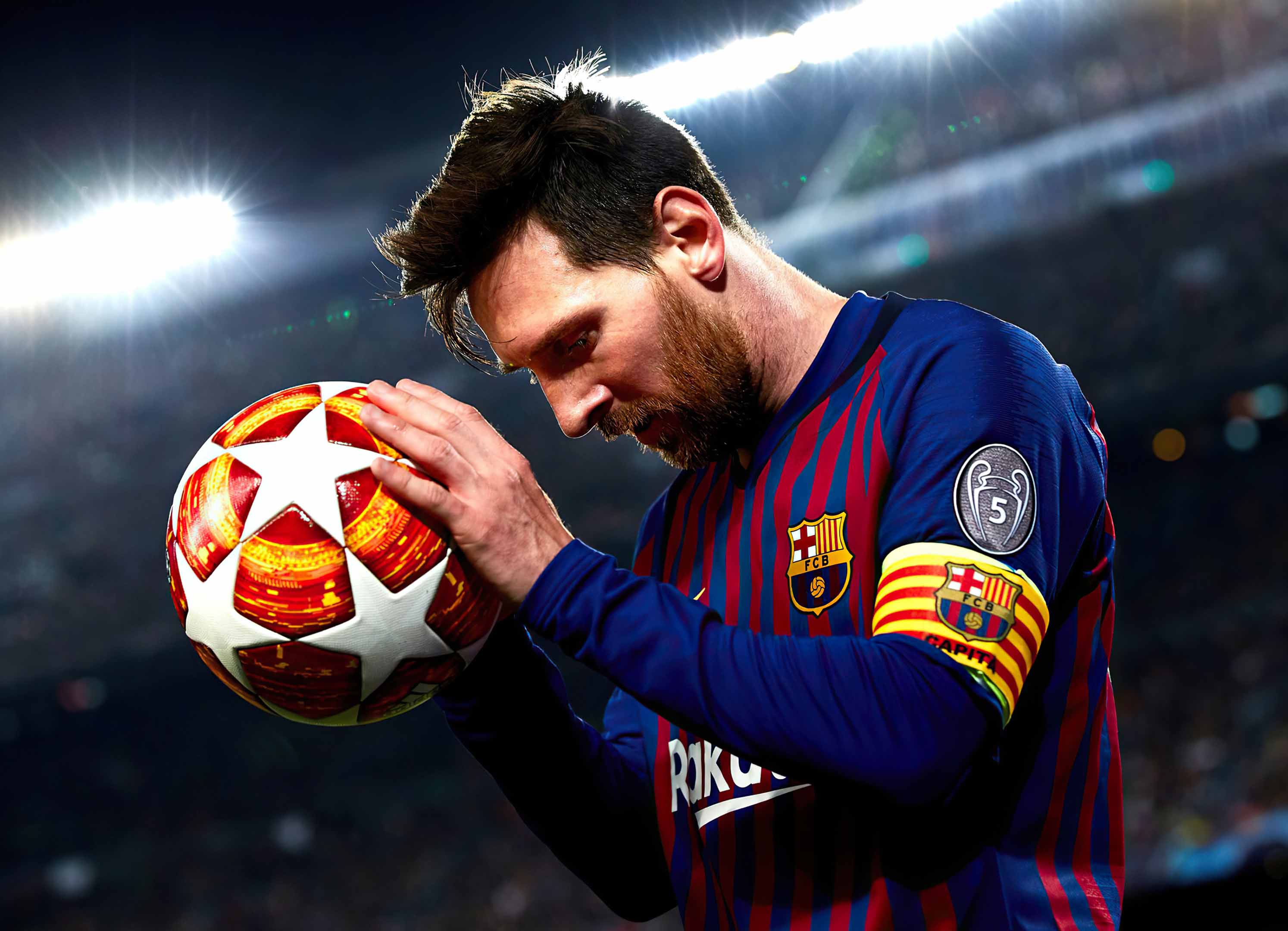 Leo Messi Barcelona Ucl