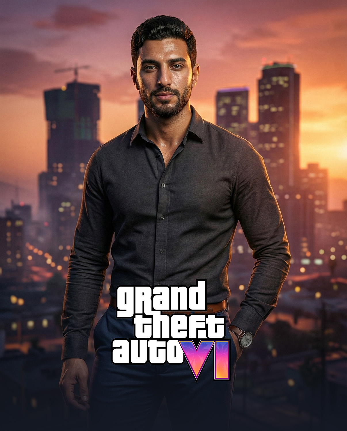 Your Own GTA VI Character Poster