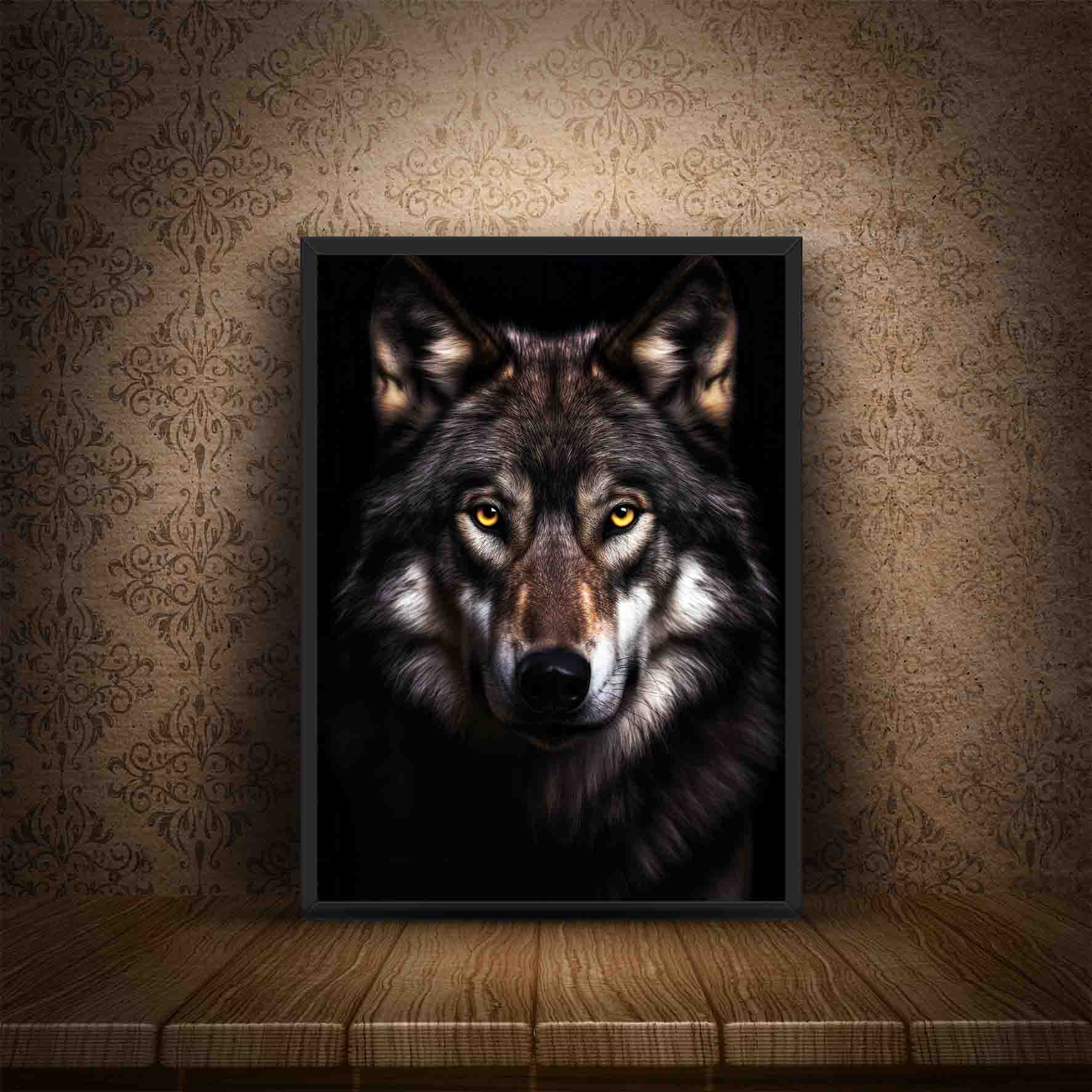 Majestic Wolf Portrait
