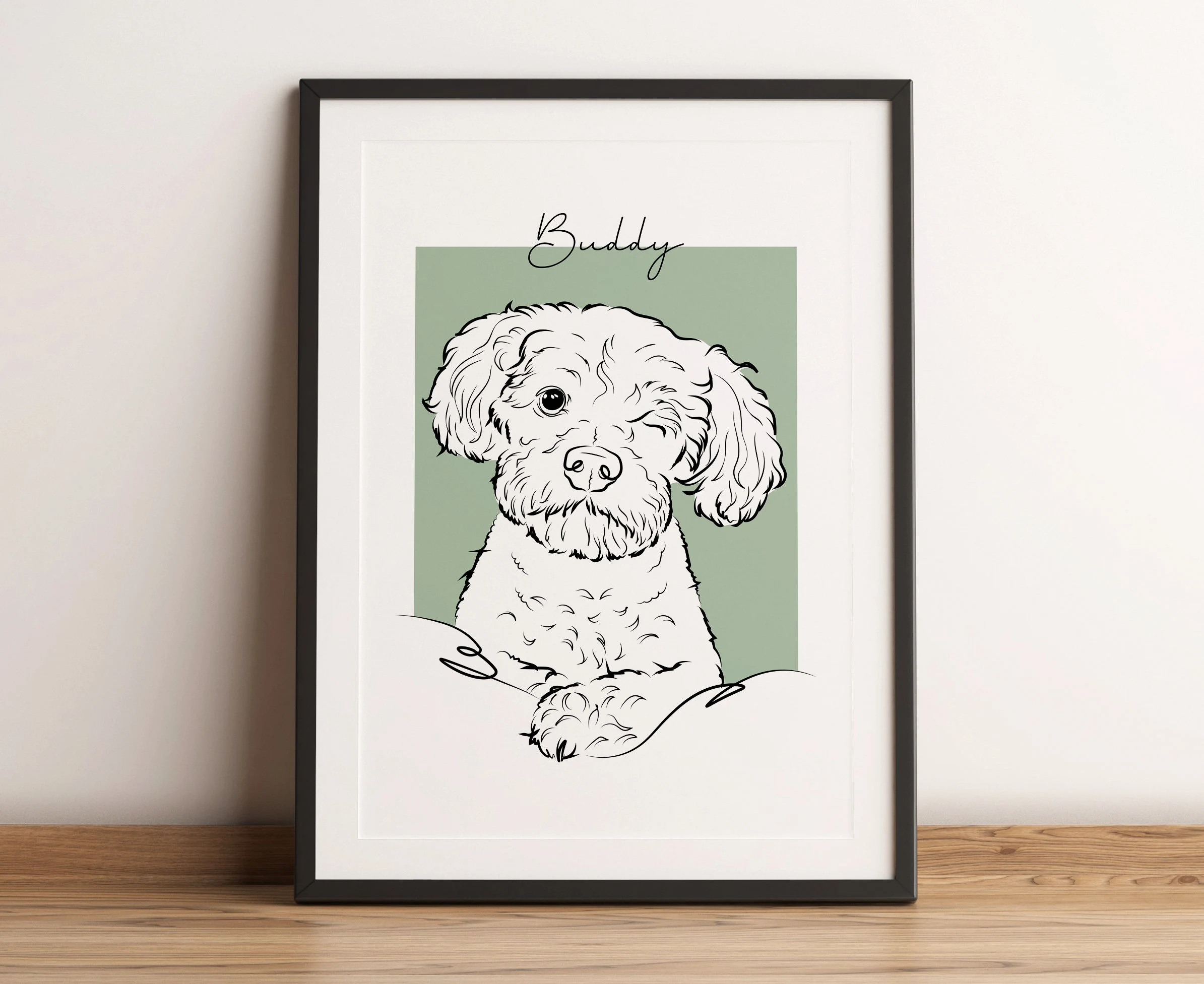 Custom Pet Portrait Art Print