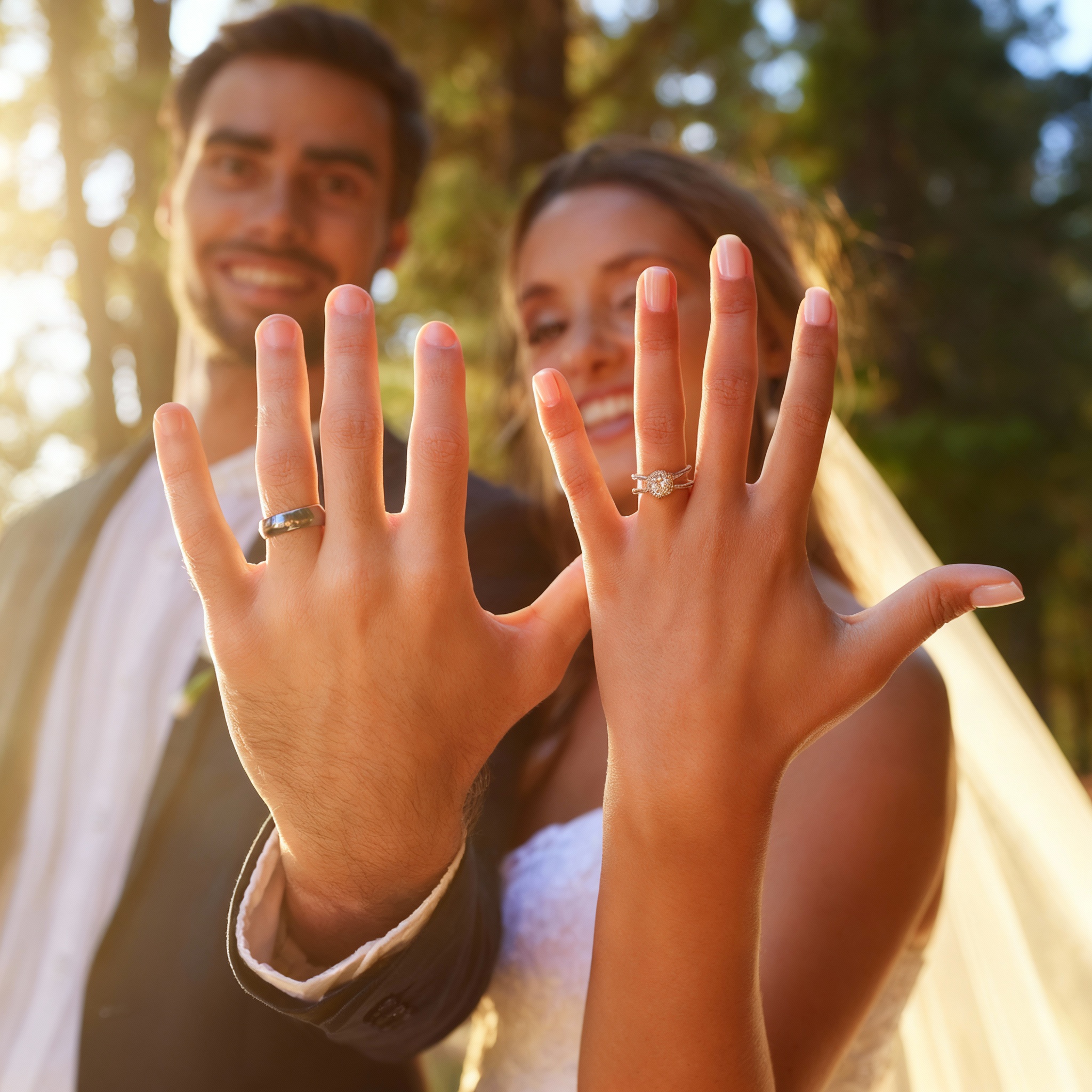 Custom Wedding Line Art Portrait